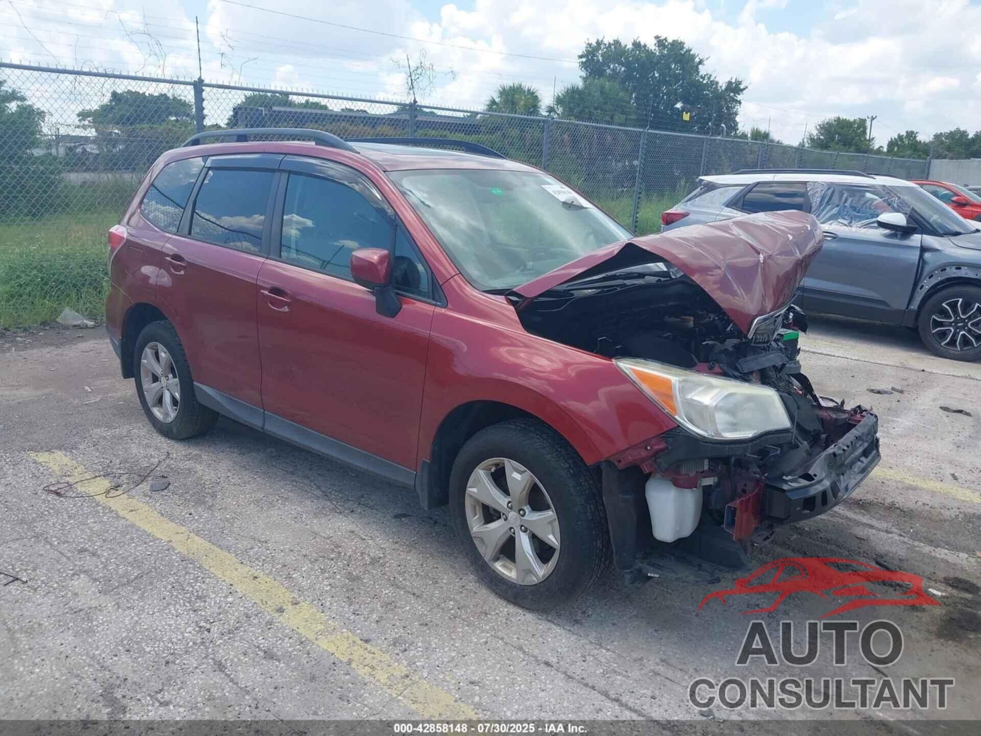 SUBARU FORESTER 2015 - JF2SJADC3FH497511