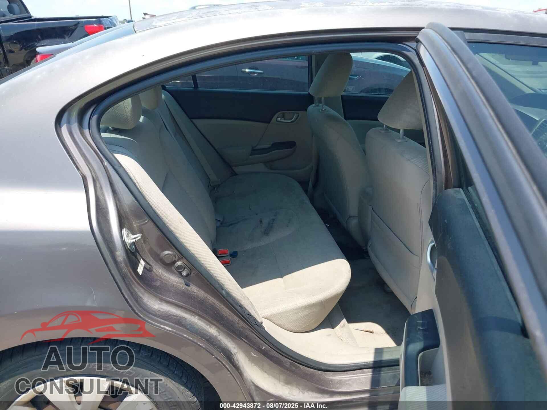 HONDA CIVIC 2012 - 2HGFB2F54CH591941
