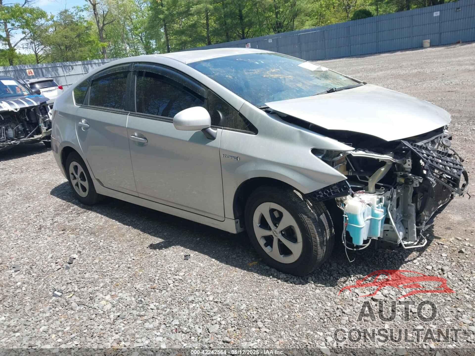 TOYOTA PRIUS 2012 - JTDKN3DU4C1517650