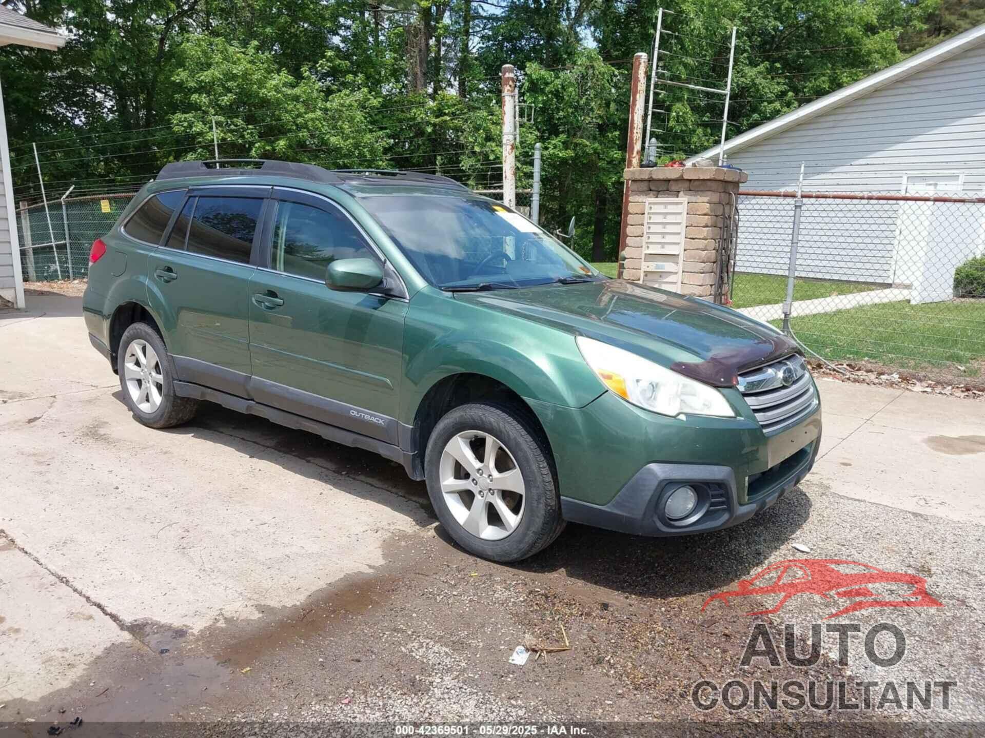 SUBARU OUTBACK 2013 - 4S4BRCGC6D3305826