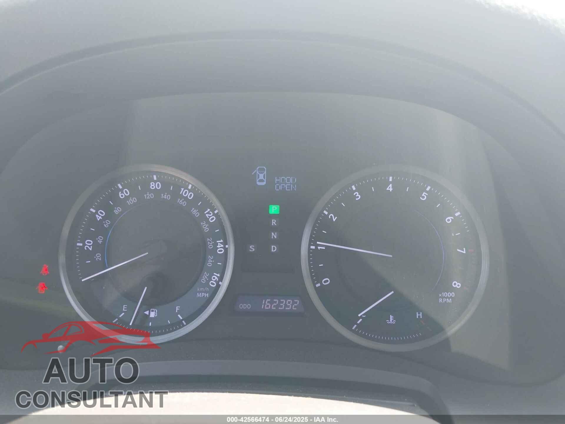 LEXUS IS 250 2012 - JTHBF5C24C5166951