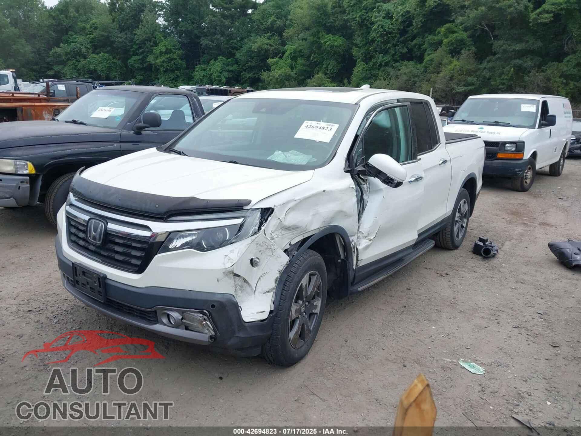 HONDA RIDGELINE 2017 - 5FPYK3F77HB026358