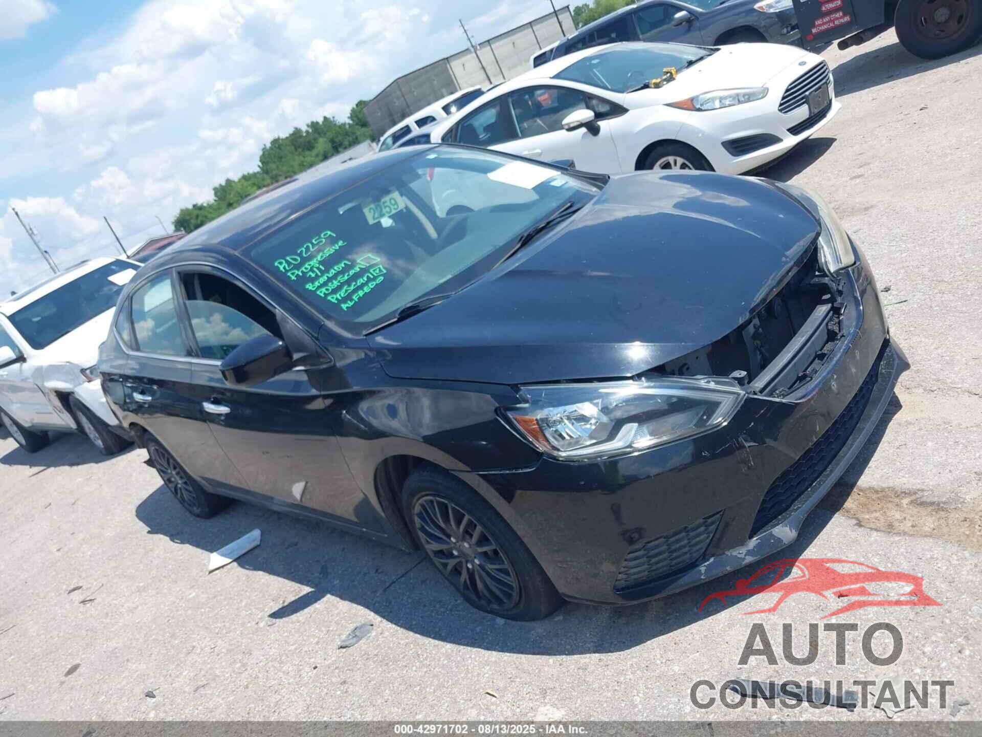 NISSAN SENTRA 2017 - 3N1AB7AP9HY252899