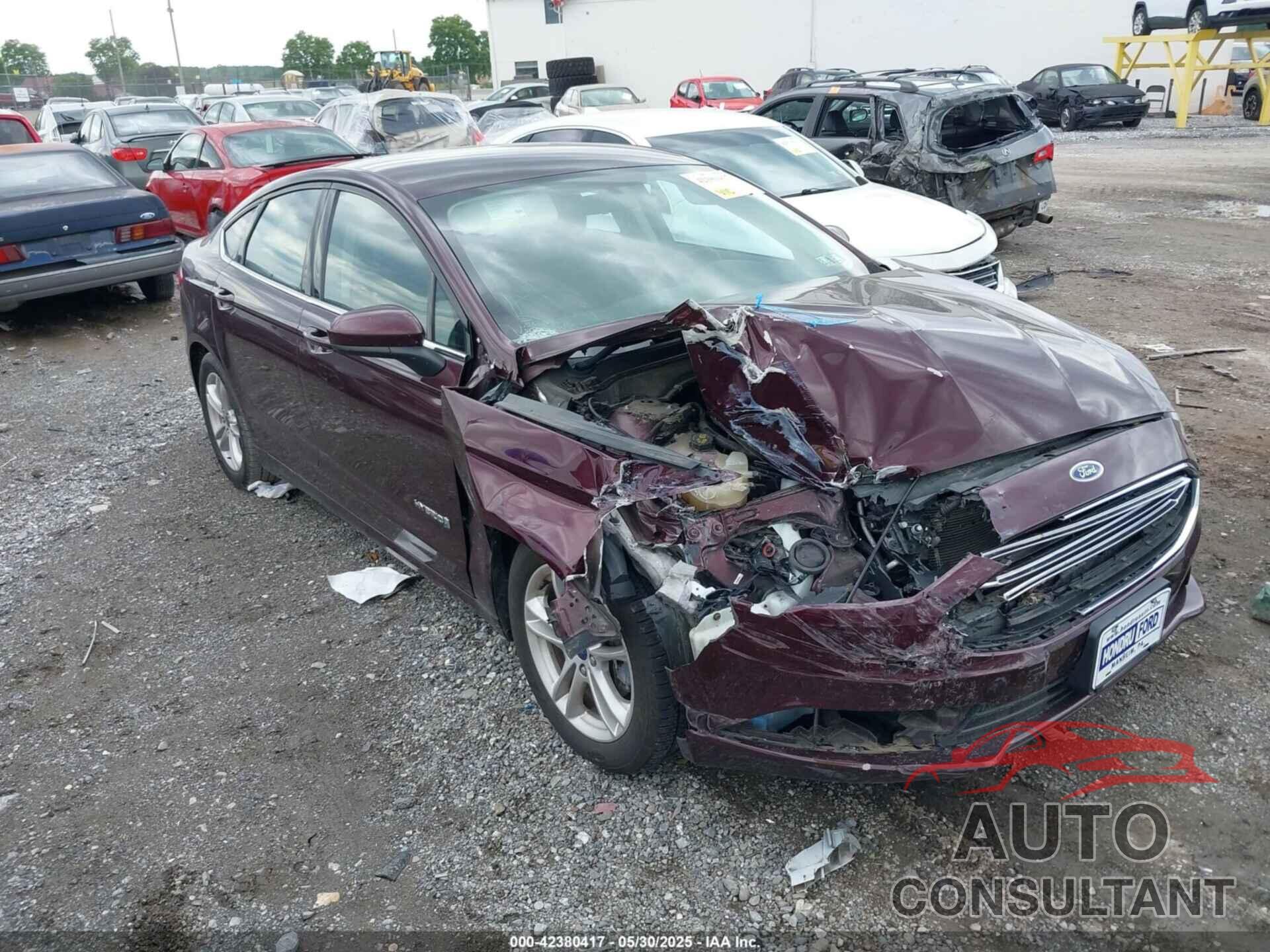 FORD FUSION HYBRID 2018 - 3FA6P0LU9JR153083
