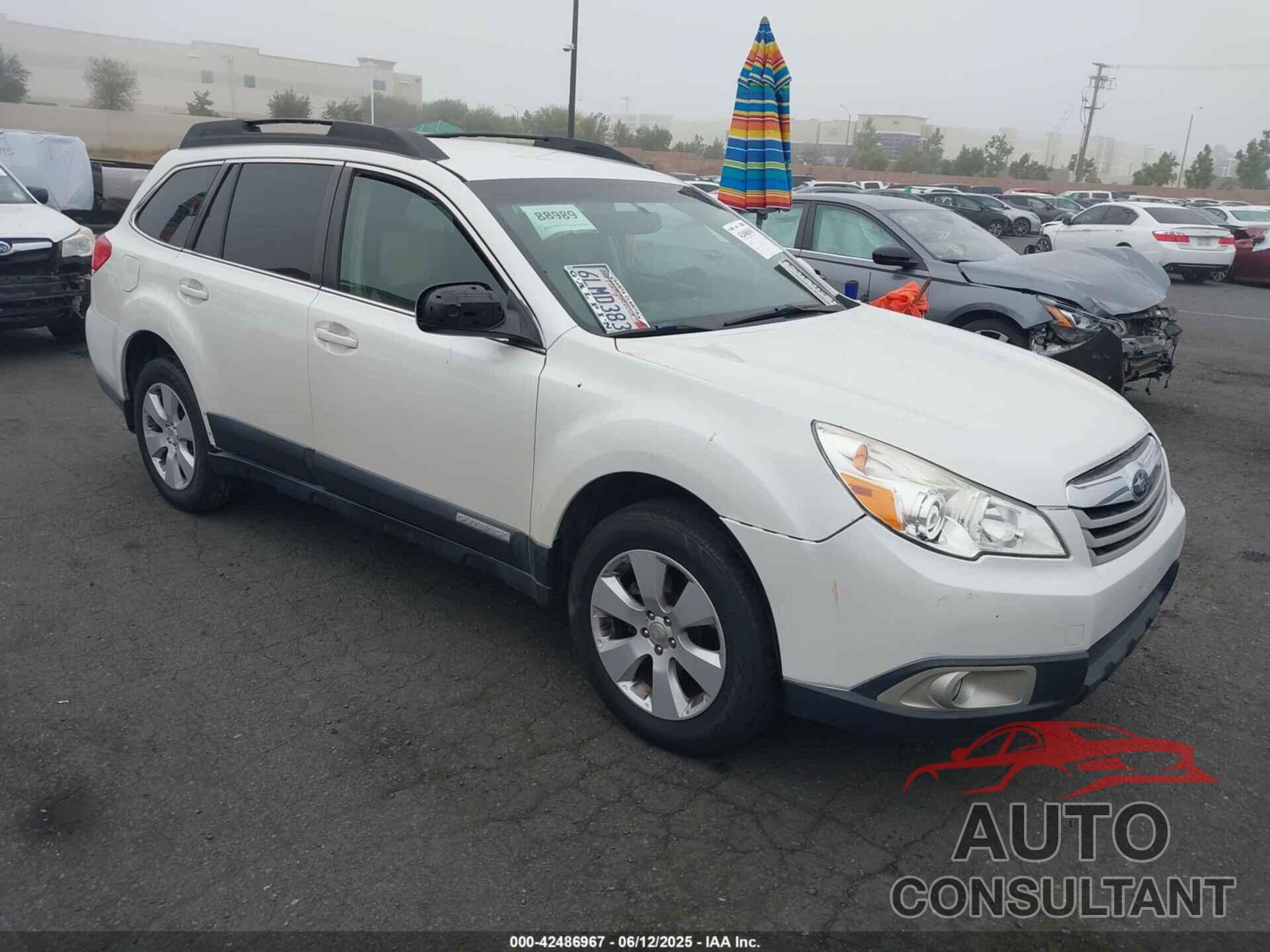 SUBARU OUTBACK 2010 - 4S4BRBFC5A3344723