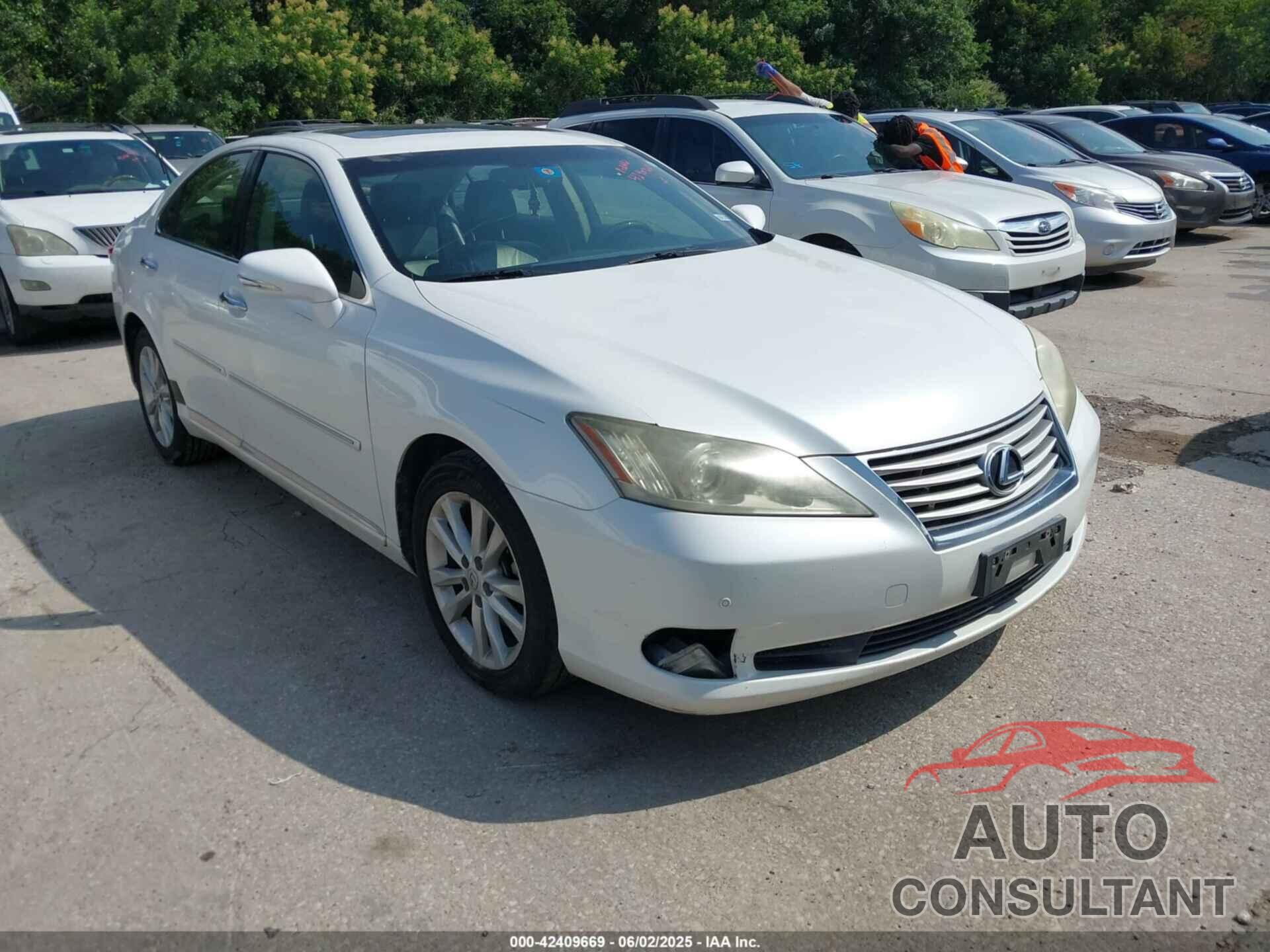 LEXUS ES 350 2012 - JTHBK1EG0C2509818