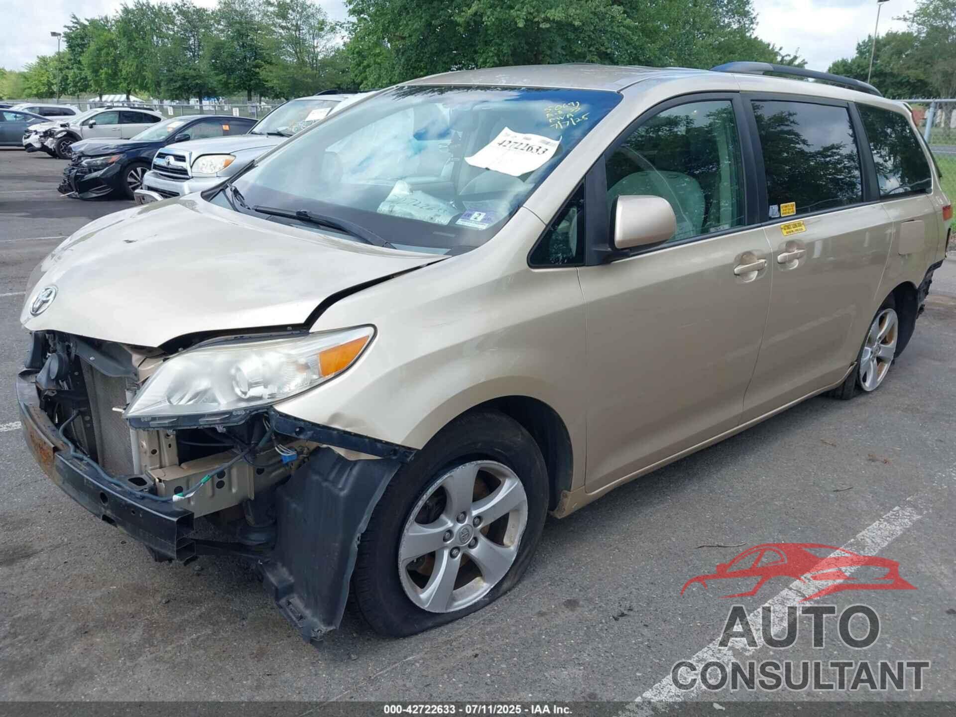TOYOTA SIENNA 2013 - 5TDKK3DC8DS317309