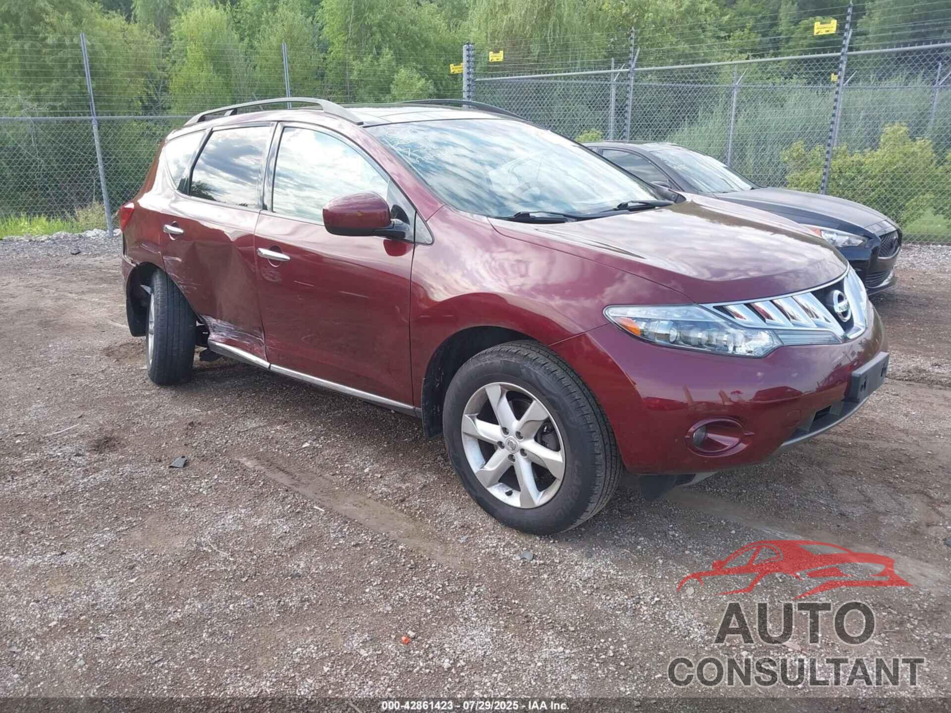 NISSAN MURANO 2009 - JN8AZ18W59W141248