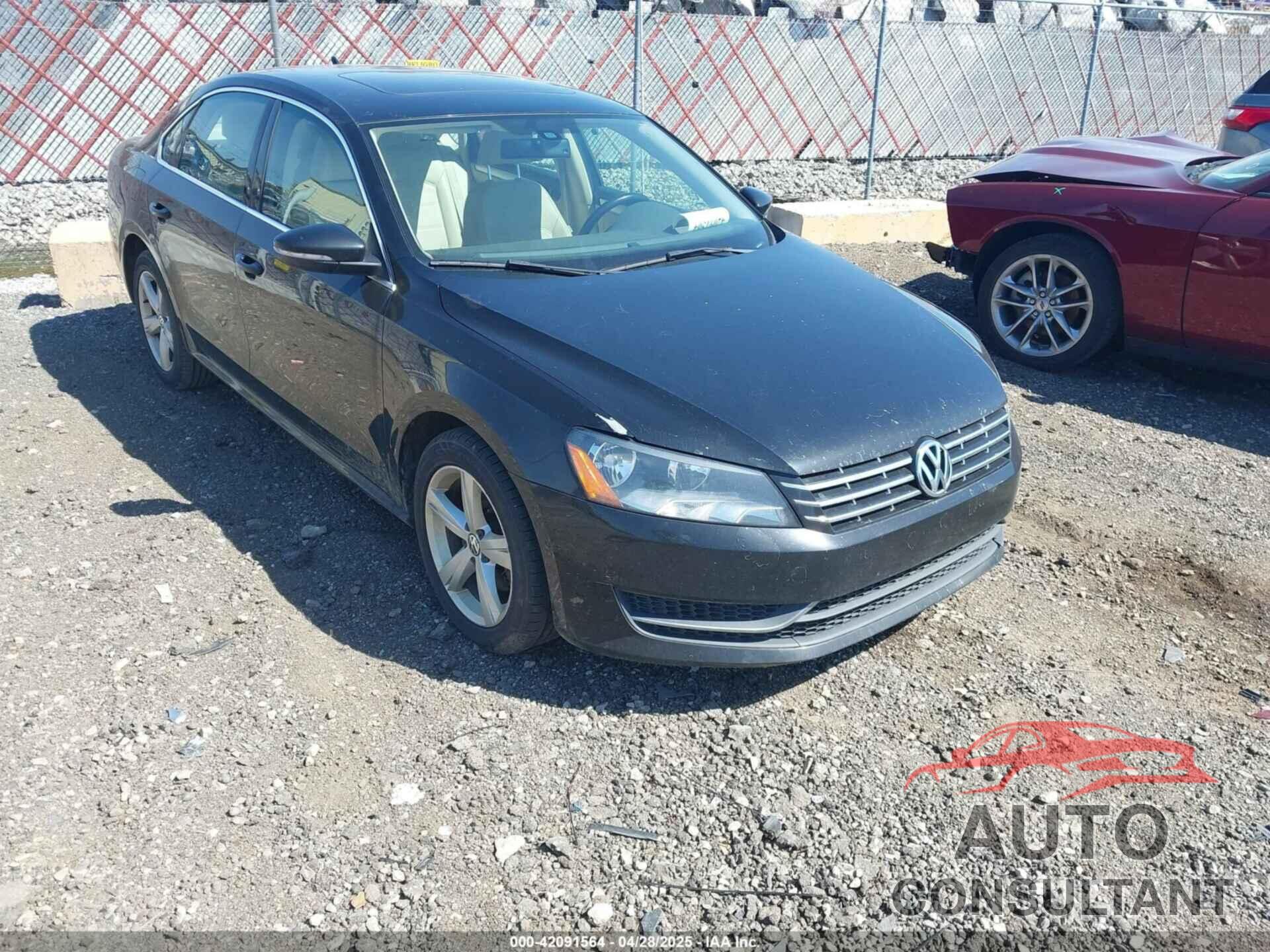 VOLKSWAGEN PASSAT 2012 - 1VWBN7A33CC069955