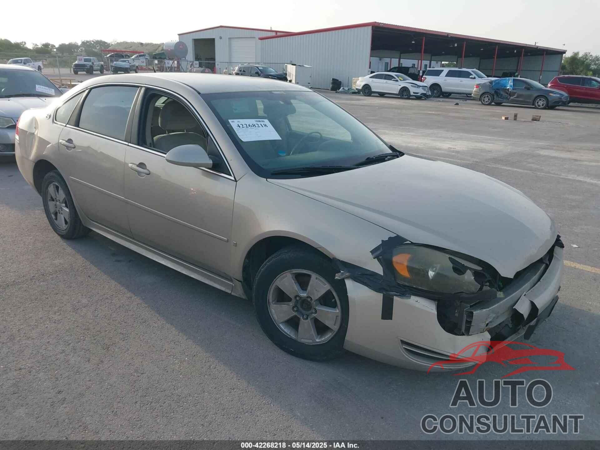 CHEVROLET IMPALA 2009 - 2G1WT57K191289163