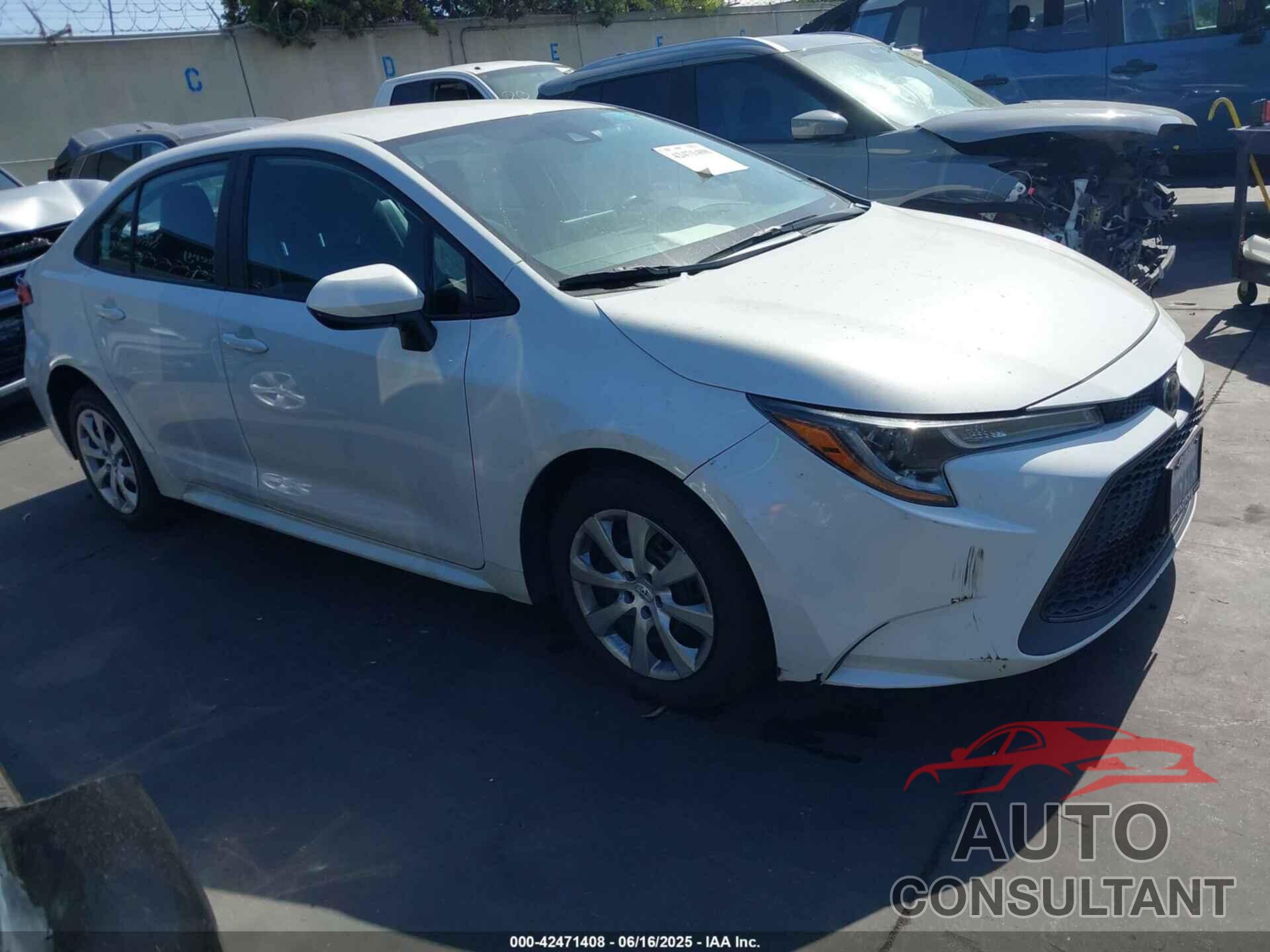 TOYOTA COROLLA 2021 - 5YFEPMAE7MP223294