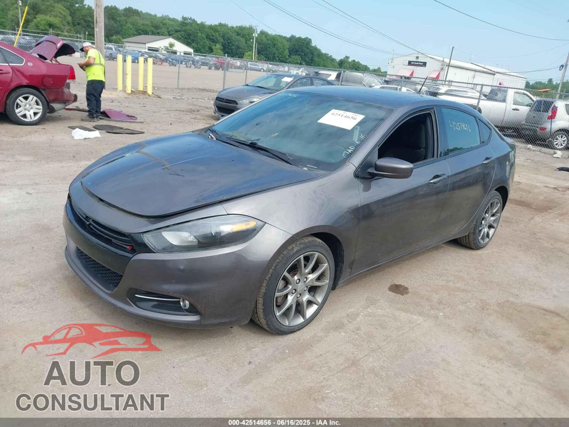DODGE DART 2015 - 1C3CDFBB5FD181816