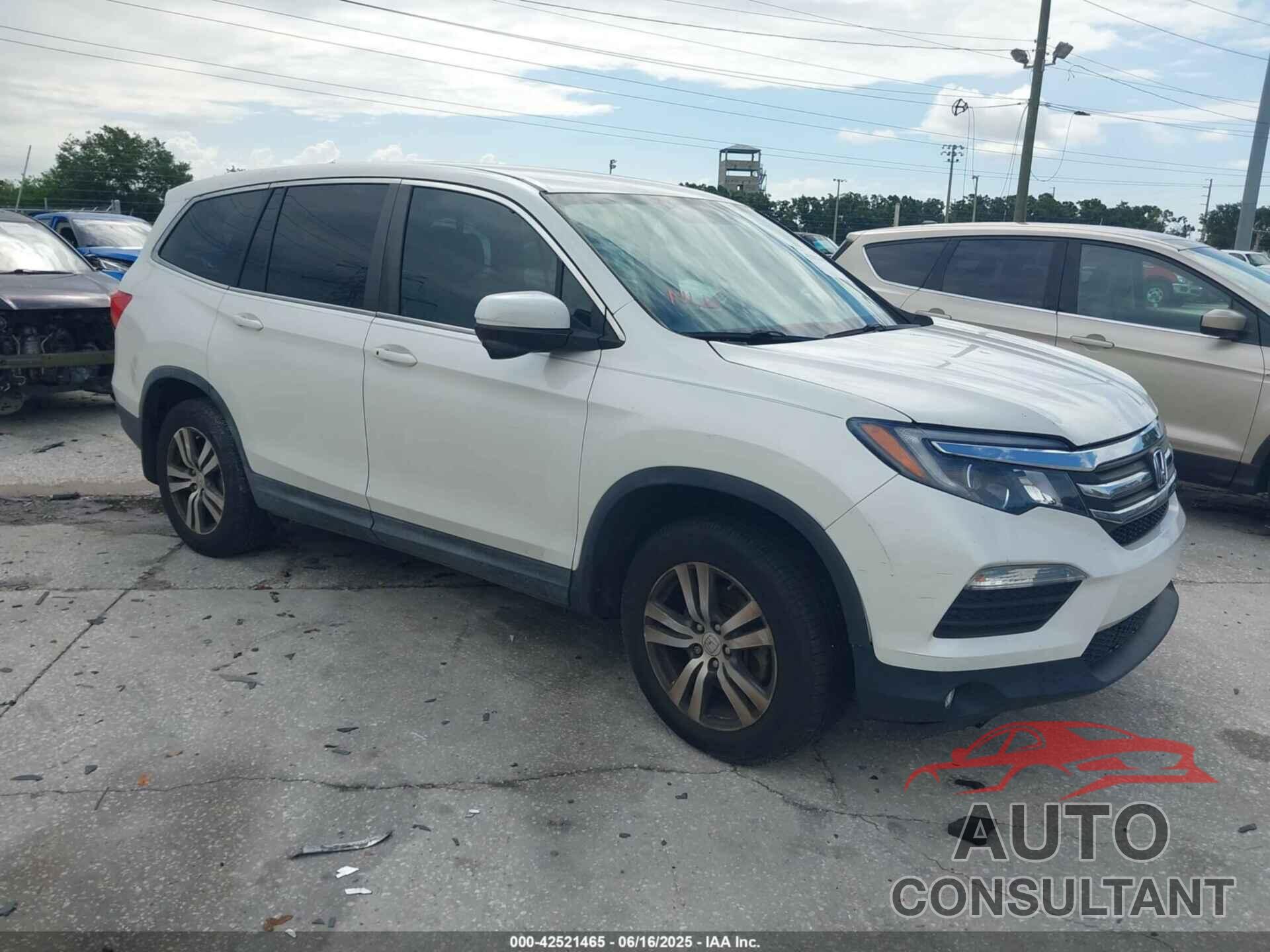HONDA PILOT 2016 - 5FNYF5H35GB001217