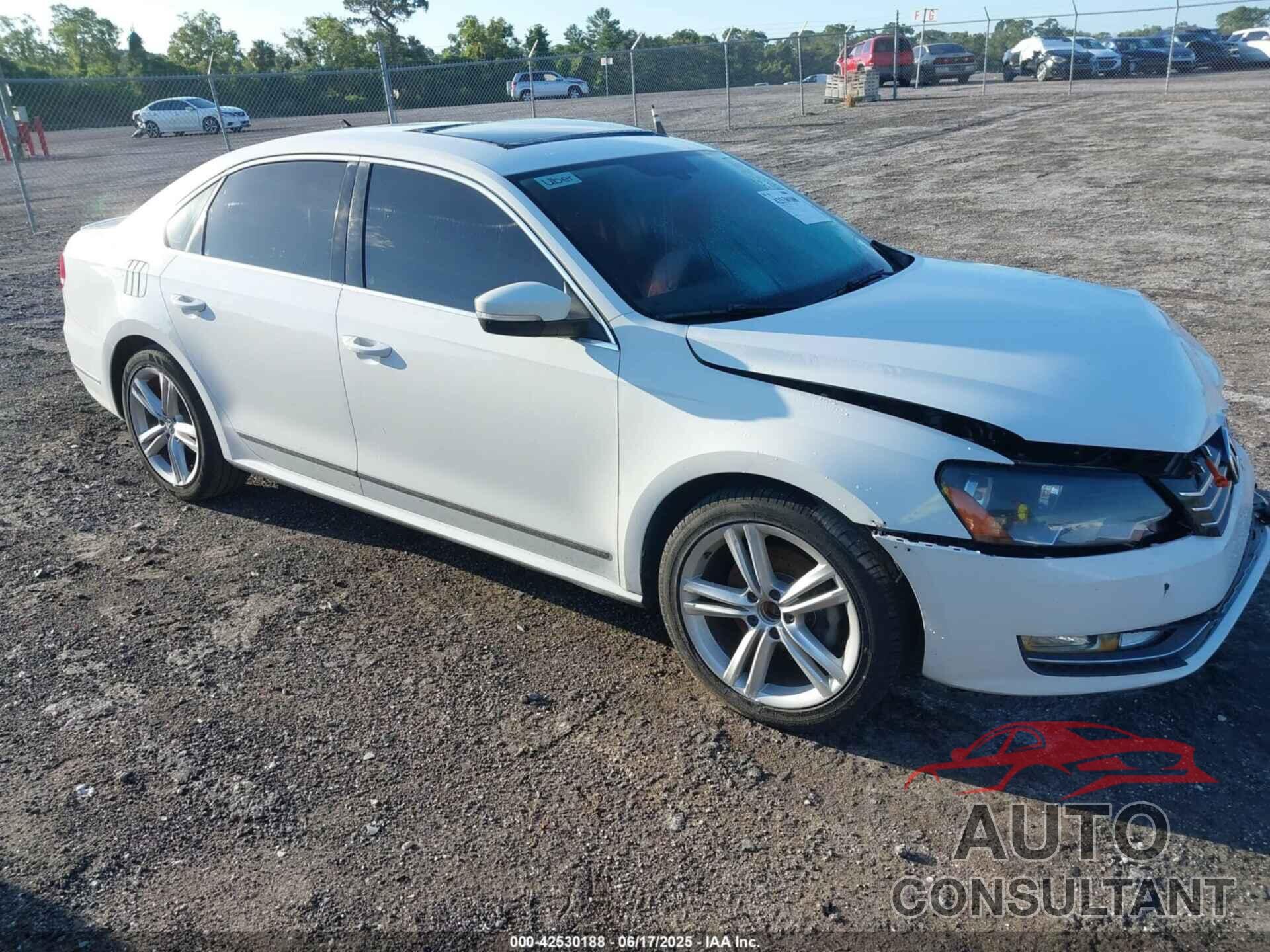 VOLKSWAGEN PASSAT 2013 - 1VWCN7A38DC030168