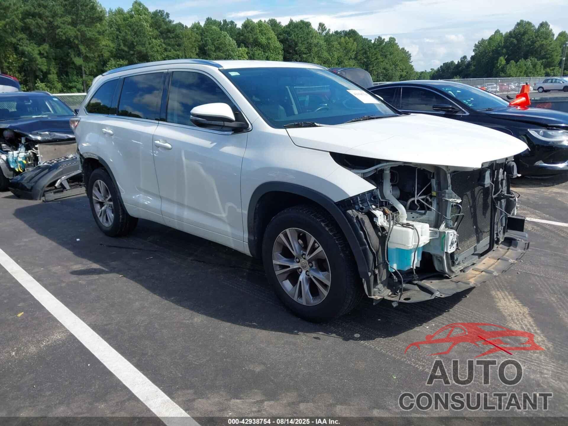 TOYOTA HIGHLANDER 2015 - 5TDKKRFH6FS073576