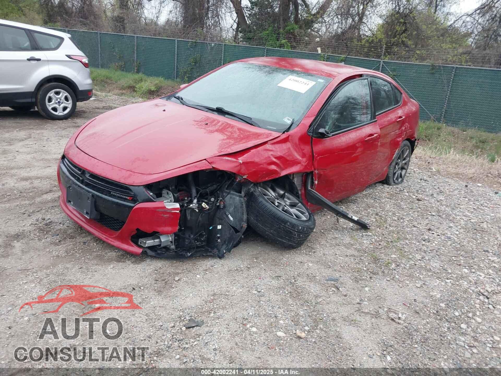 DODGE DART 2014 - 1C3CDFBB5ED825491