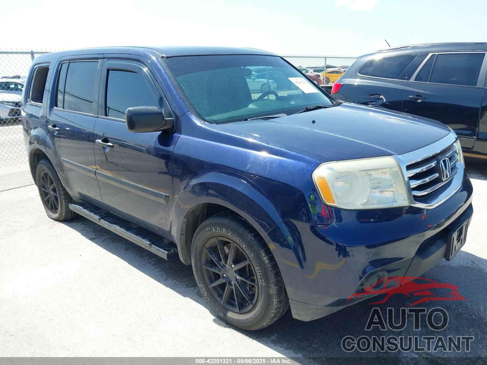 HONDA PILOT 2013 - 5FNYF3H29DB005004