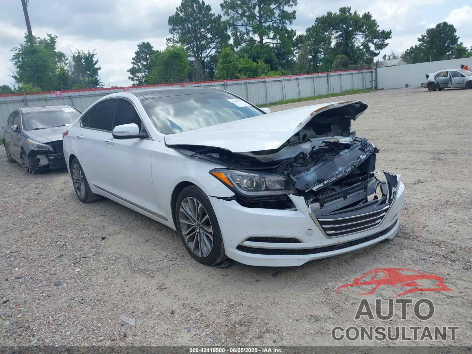 HYUNDAI GENESIS 2015 - KMHGN4JE1FU018196