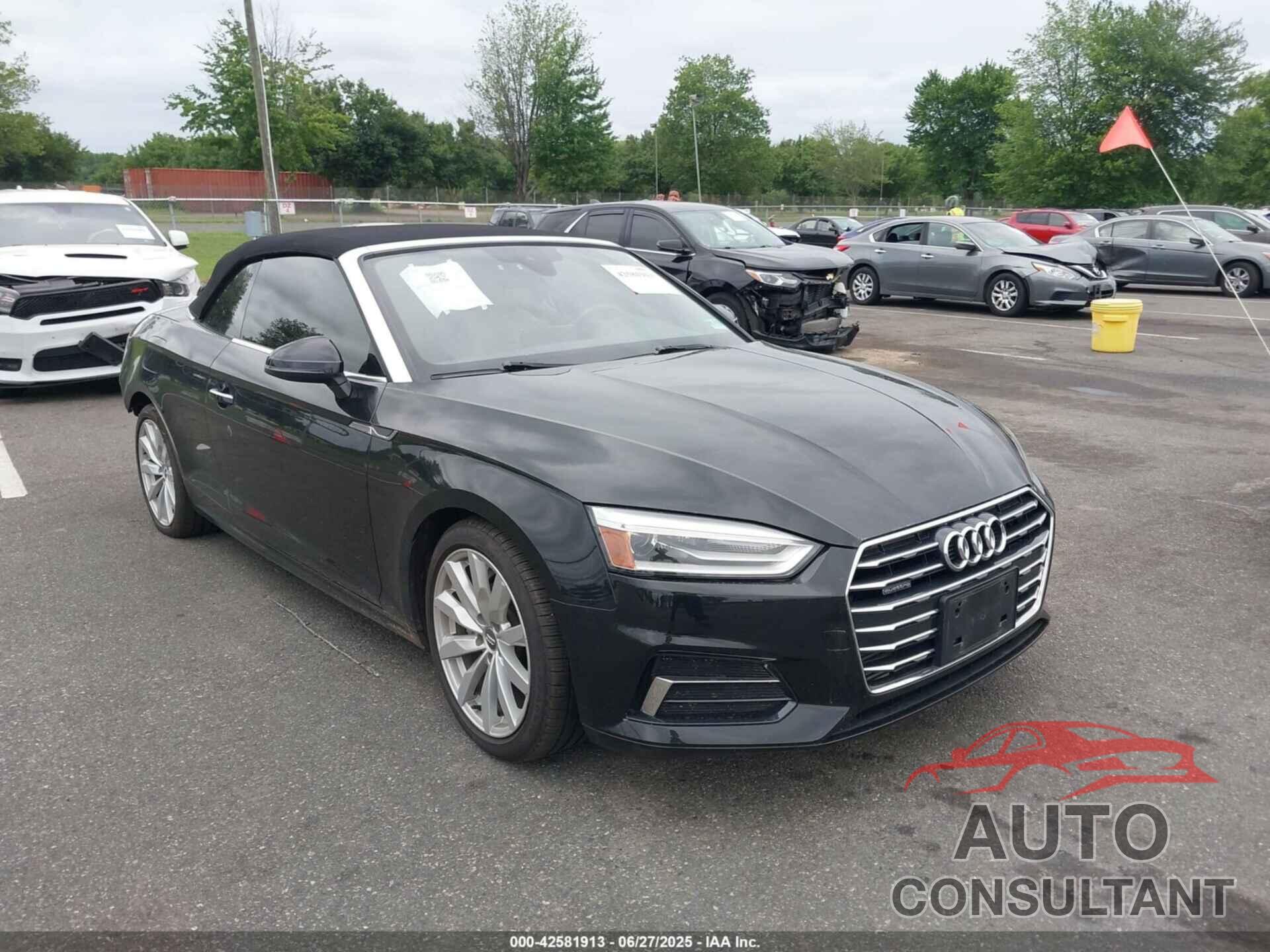 AUDI A5 2018 - WAUWNGF55JN022326