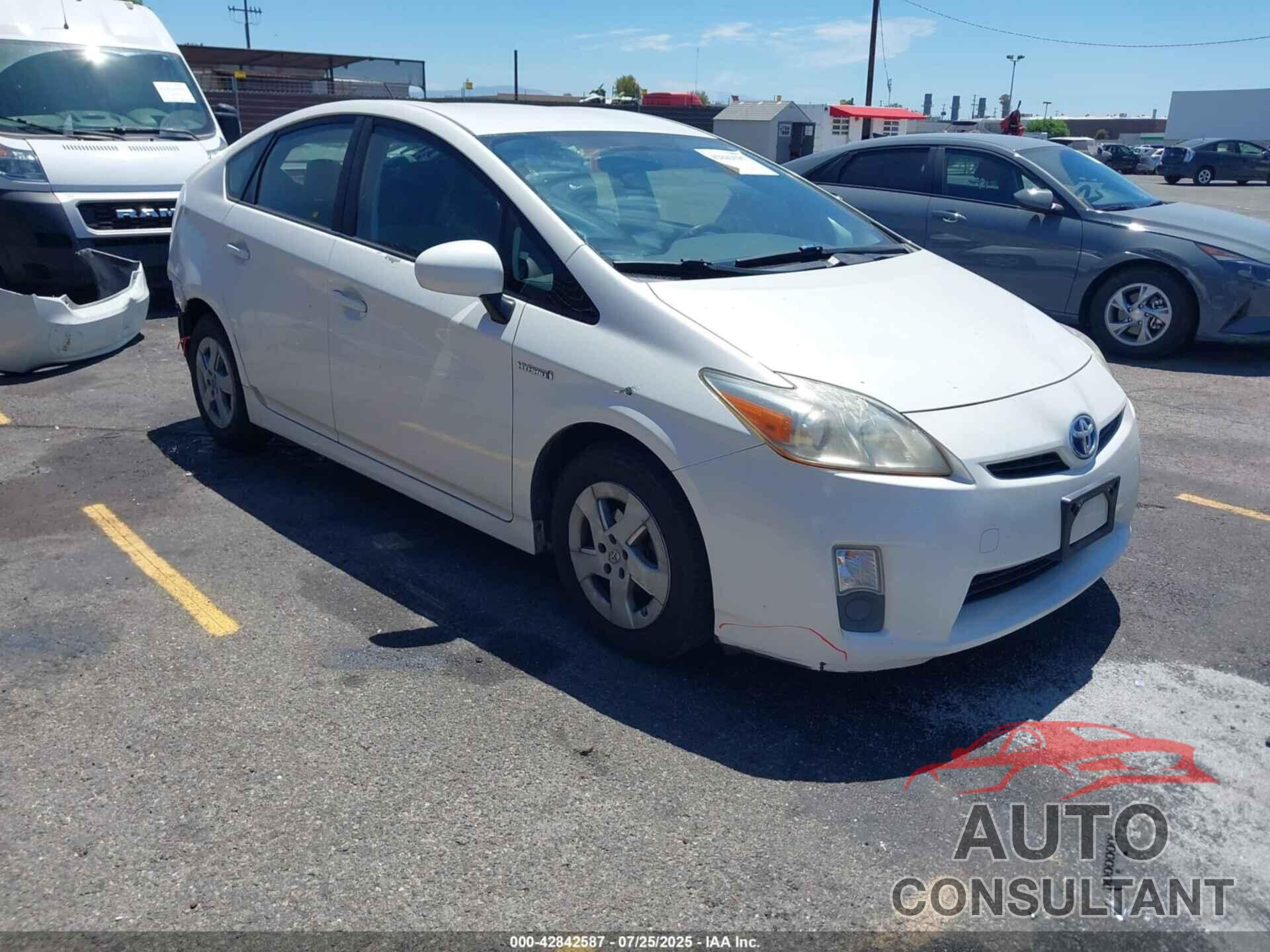 TOYOTA PRIUS 2011 - JTDKN3DU2B5326557