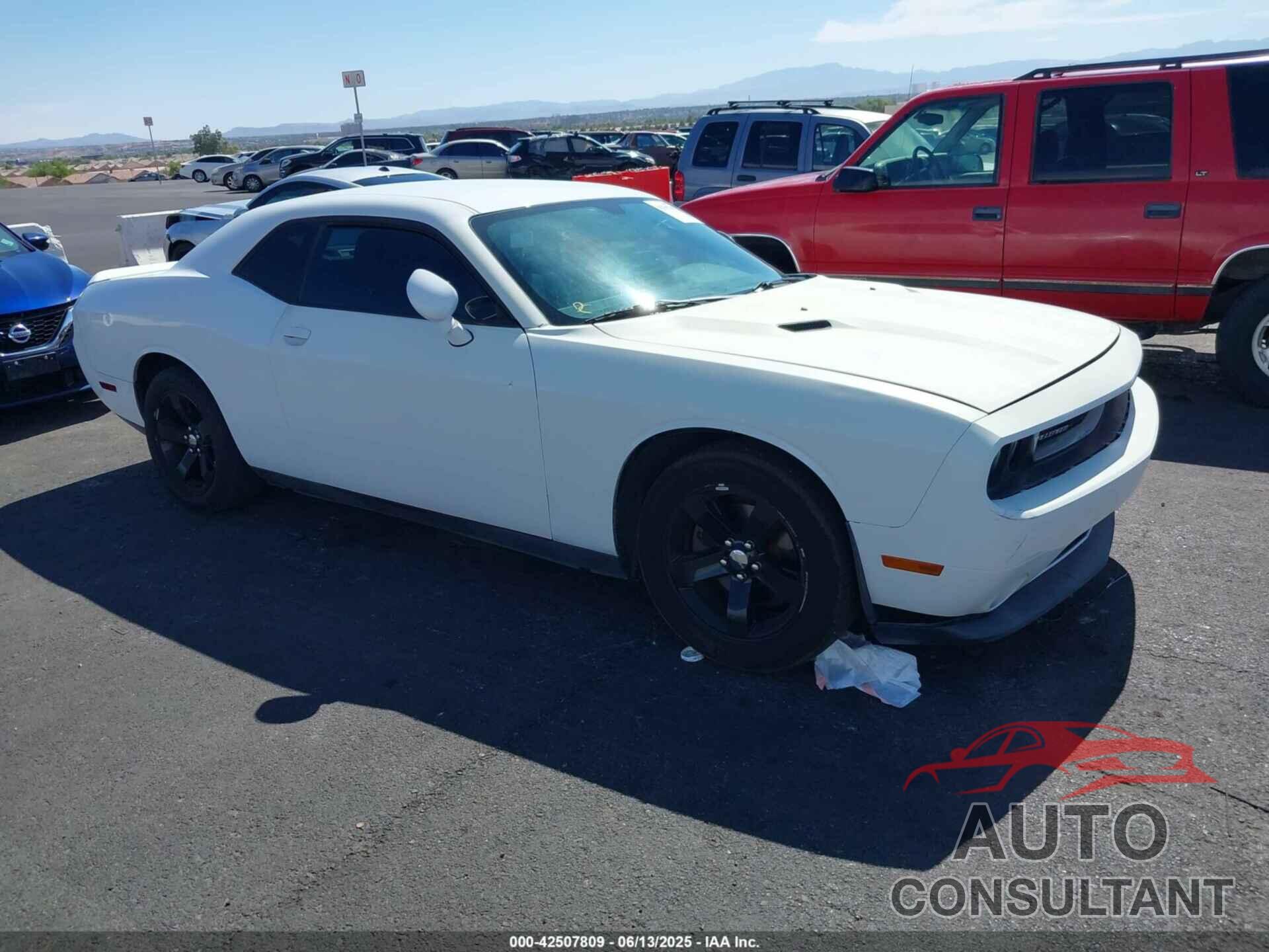 DODGE CHALLENGER 2013 - 2C3CDYAG9DH641312