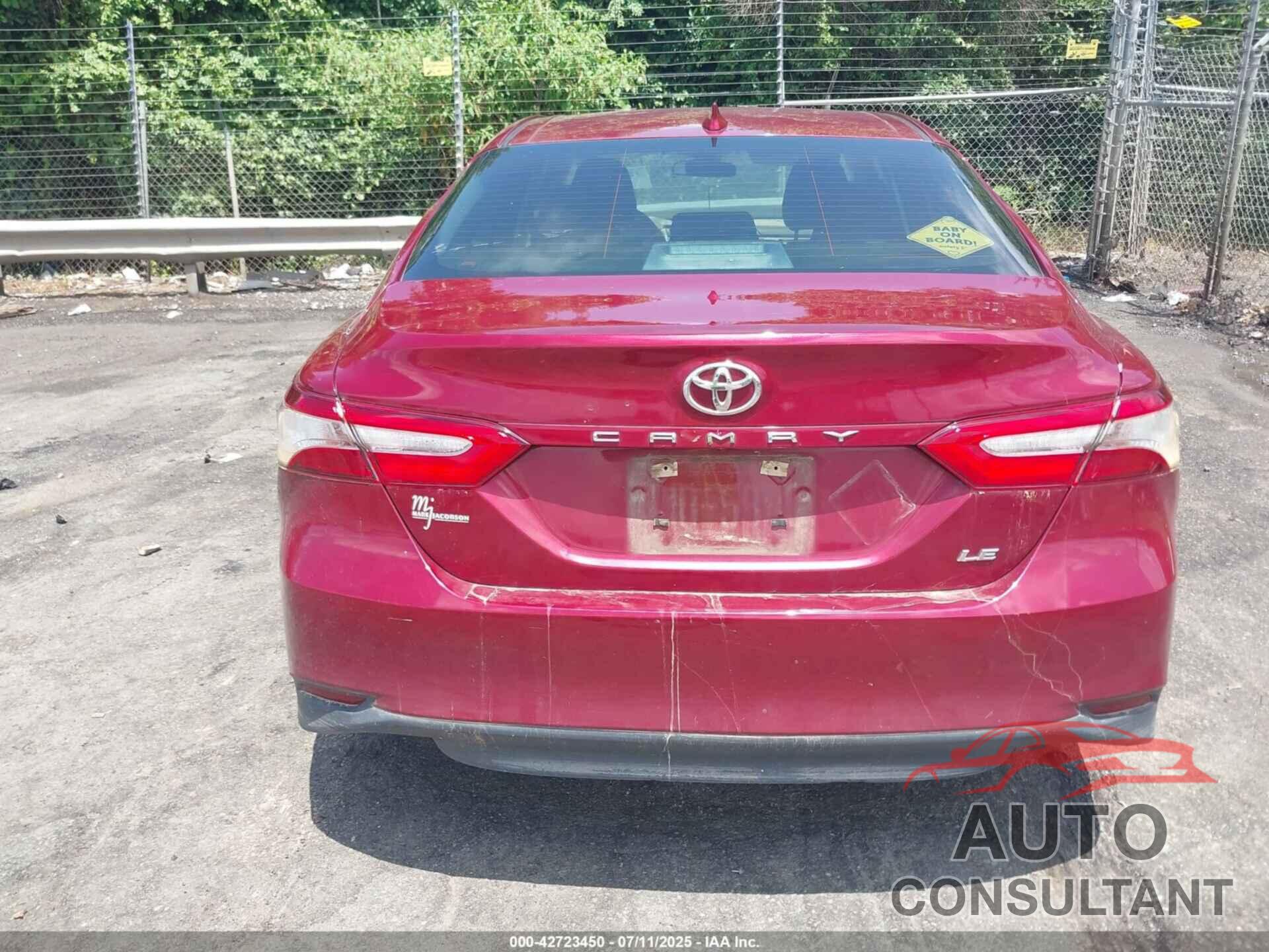 TOYOTA CAMRY 2020 - 4T1C11AKXLU910439