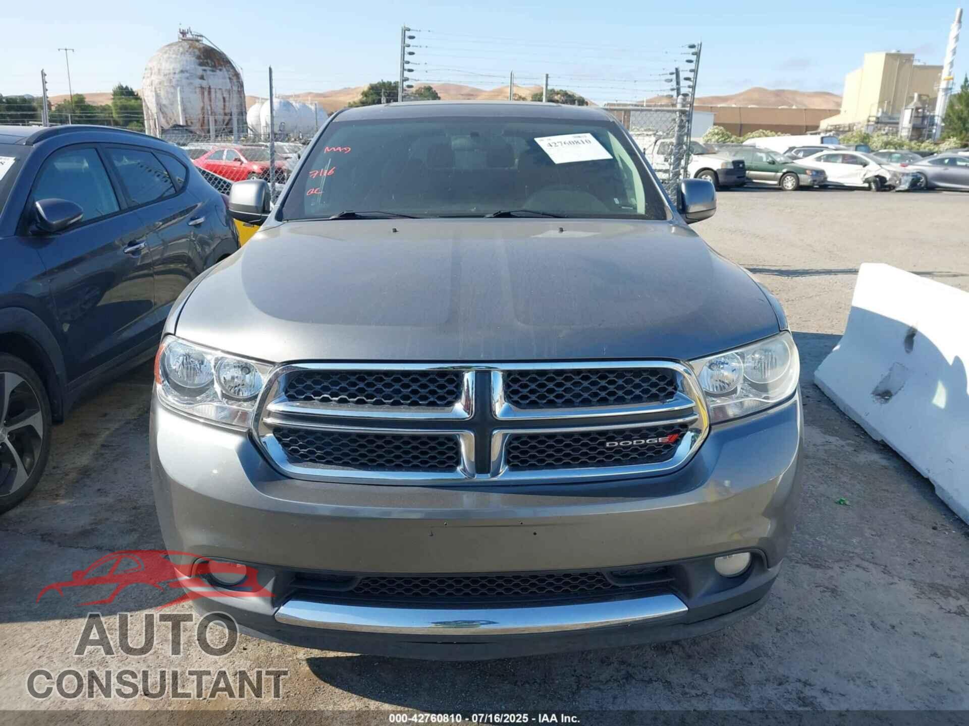 DODGE DURANGO 2012 - 1C4RDJAG2CC271772