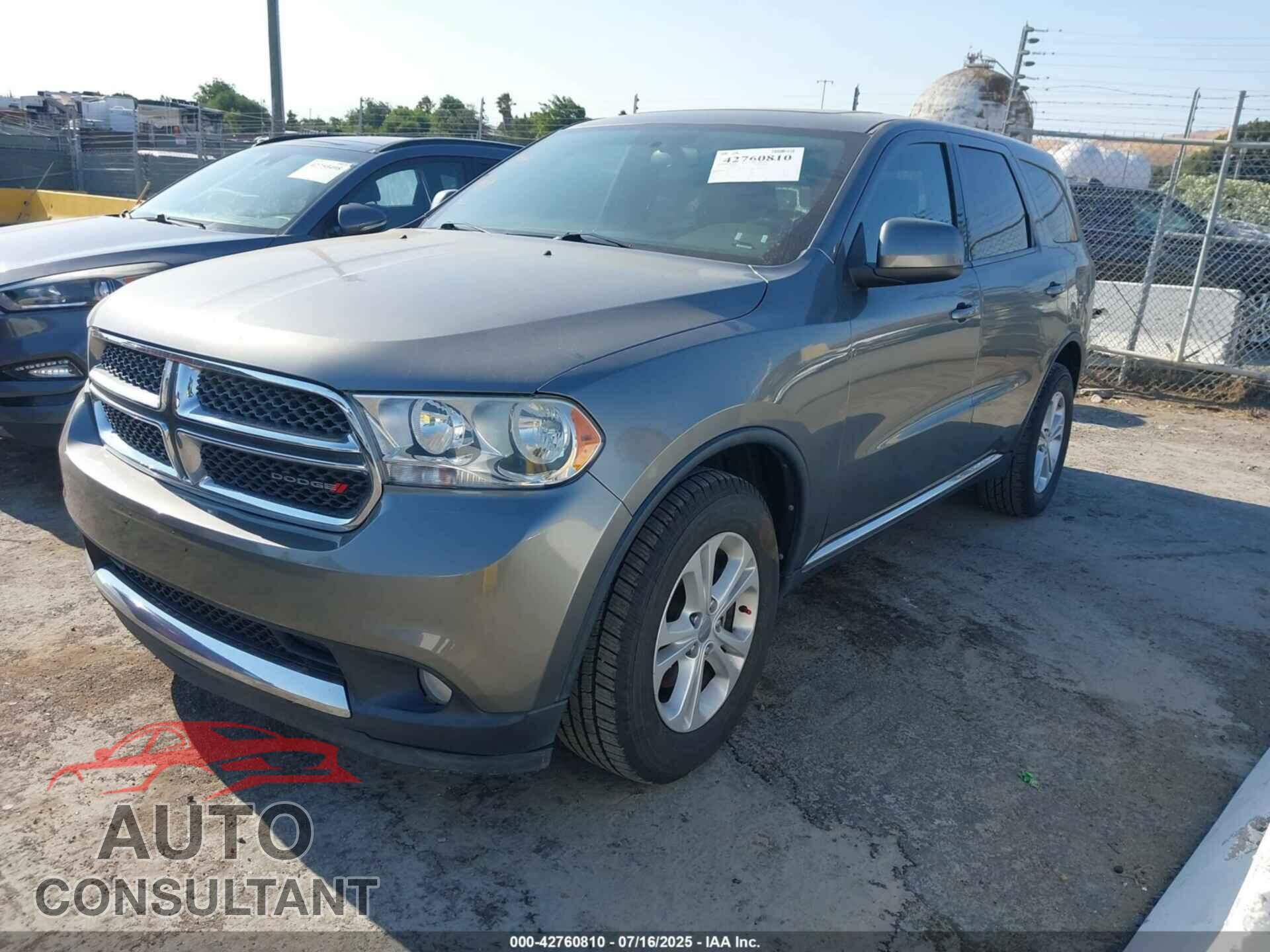DODGE DURANGO 2012 - 1C4RDJAG2CC271772