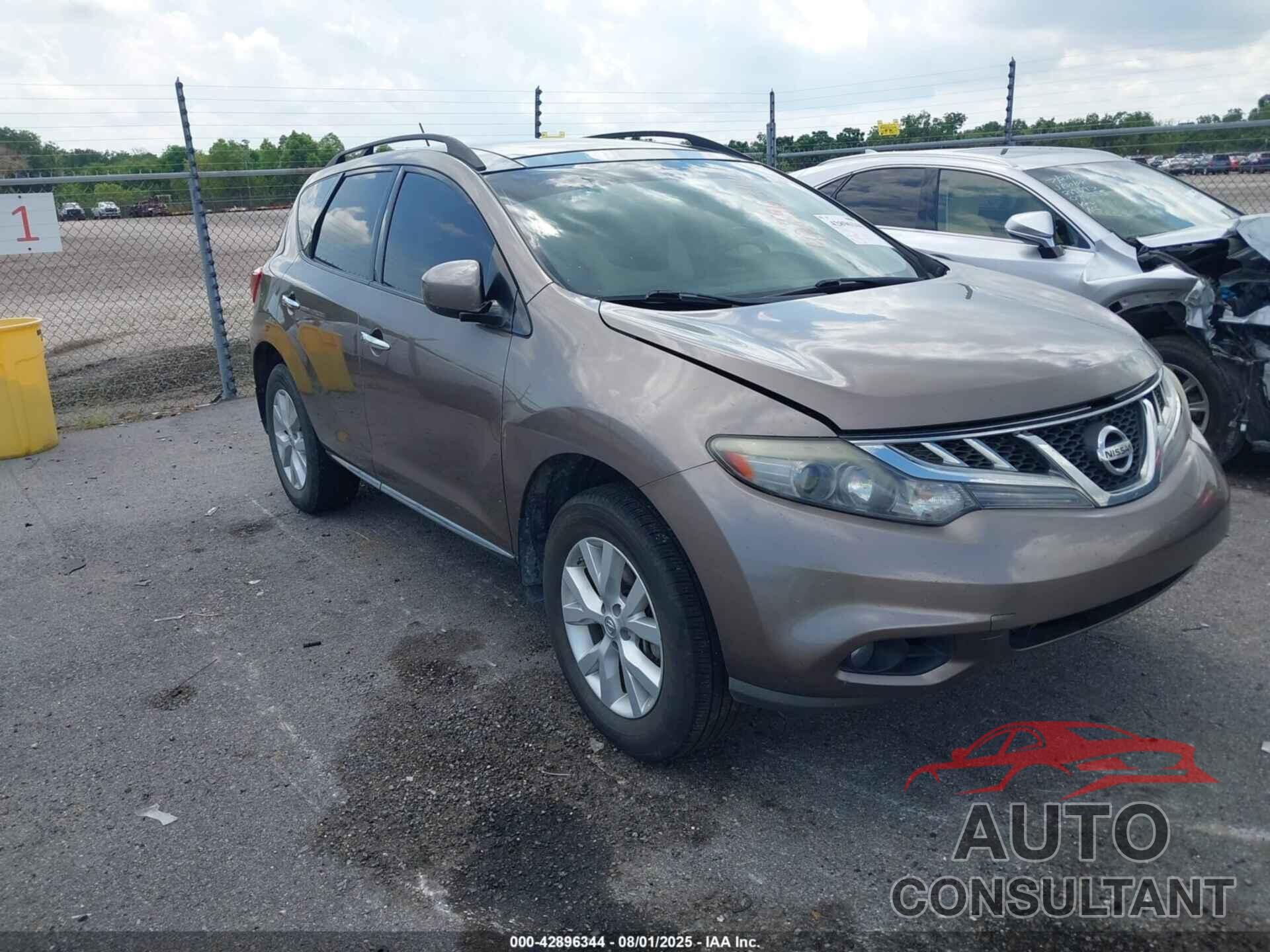 NISSAN MURANO 2011 - JN8AZ1MU2BW057205