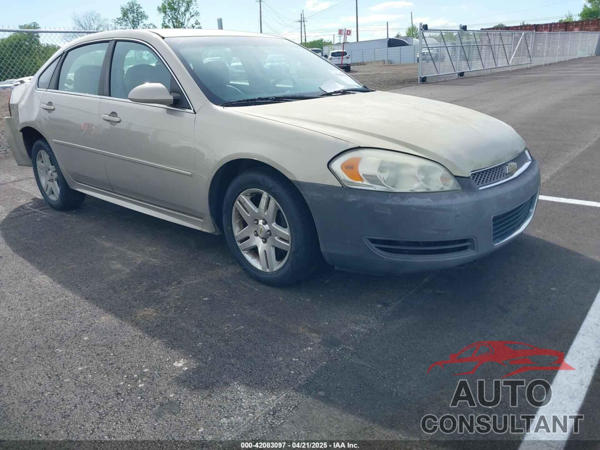 CHEVROLET IMPALA 2012 - 2G1WB5E3XC1120653
