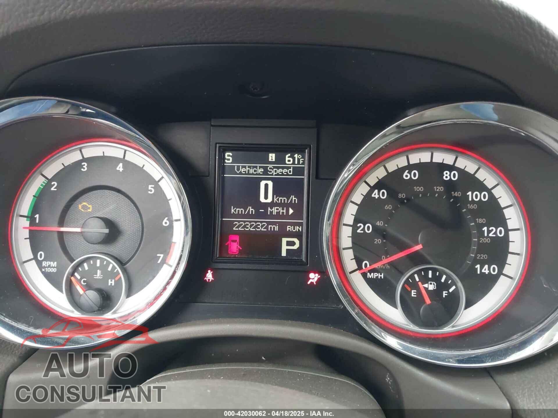 DODGE DURANGO 2012 - 1C4RDJDG1CC205936