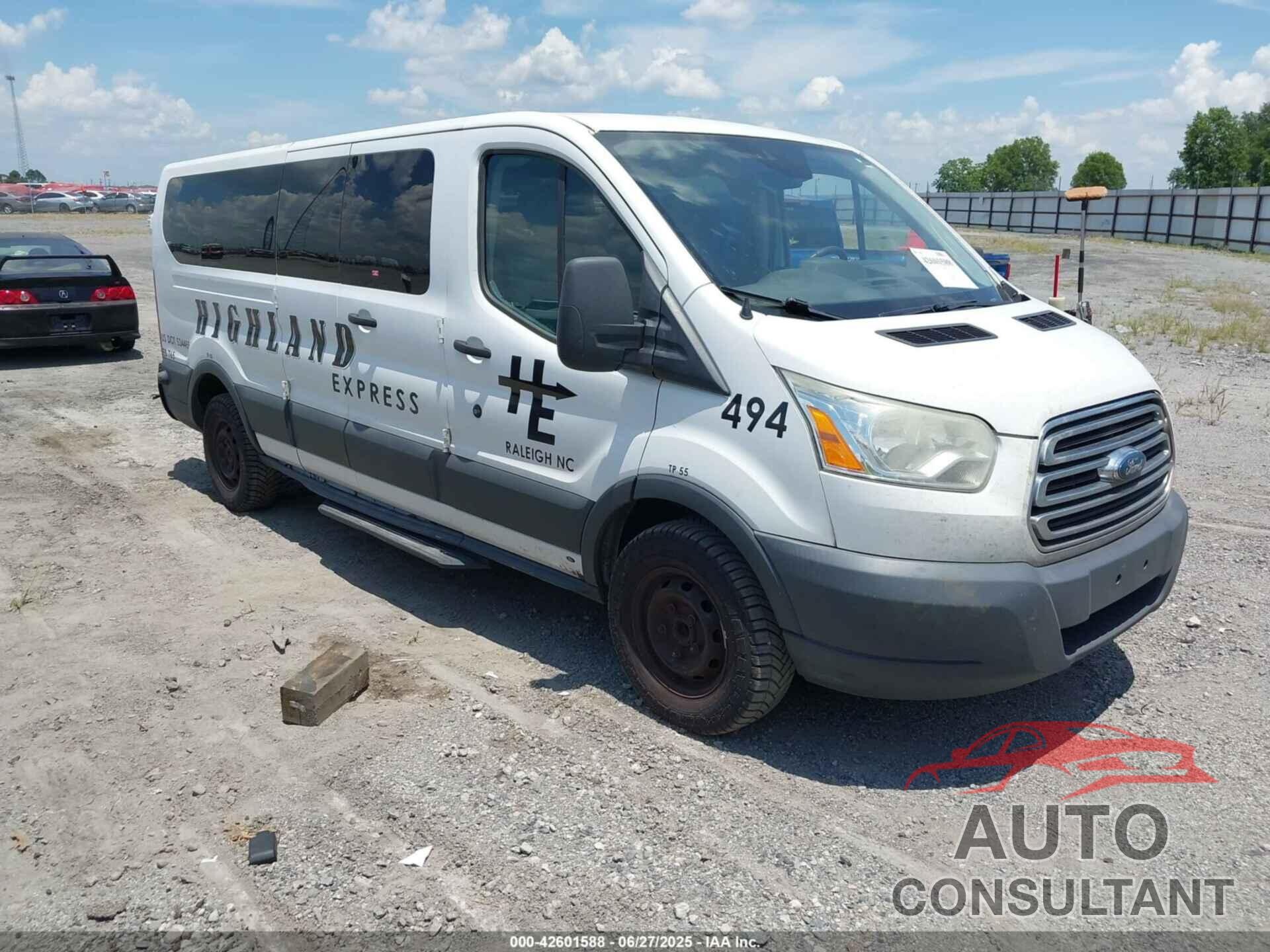FORD TRANSIT-350 2015 - 1FBZX2ZM3FKA54172