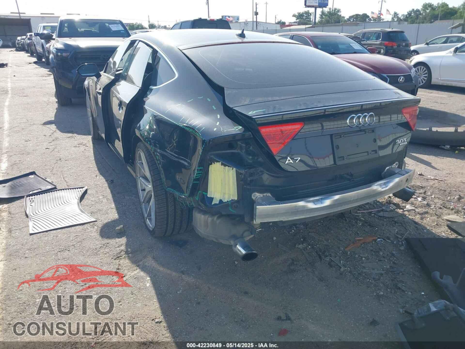AUDI A7 2012 - WAU3GAFC6CN109762