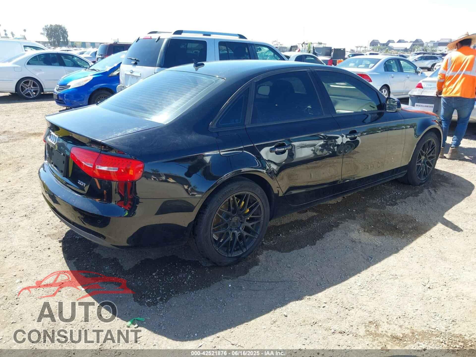 AUDI A4 2013 - WAUEFAFL1DN035745
