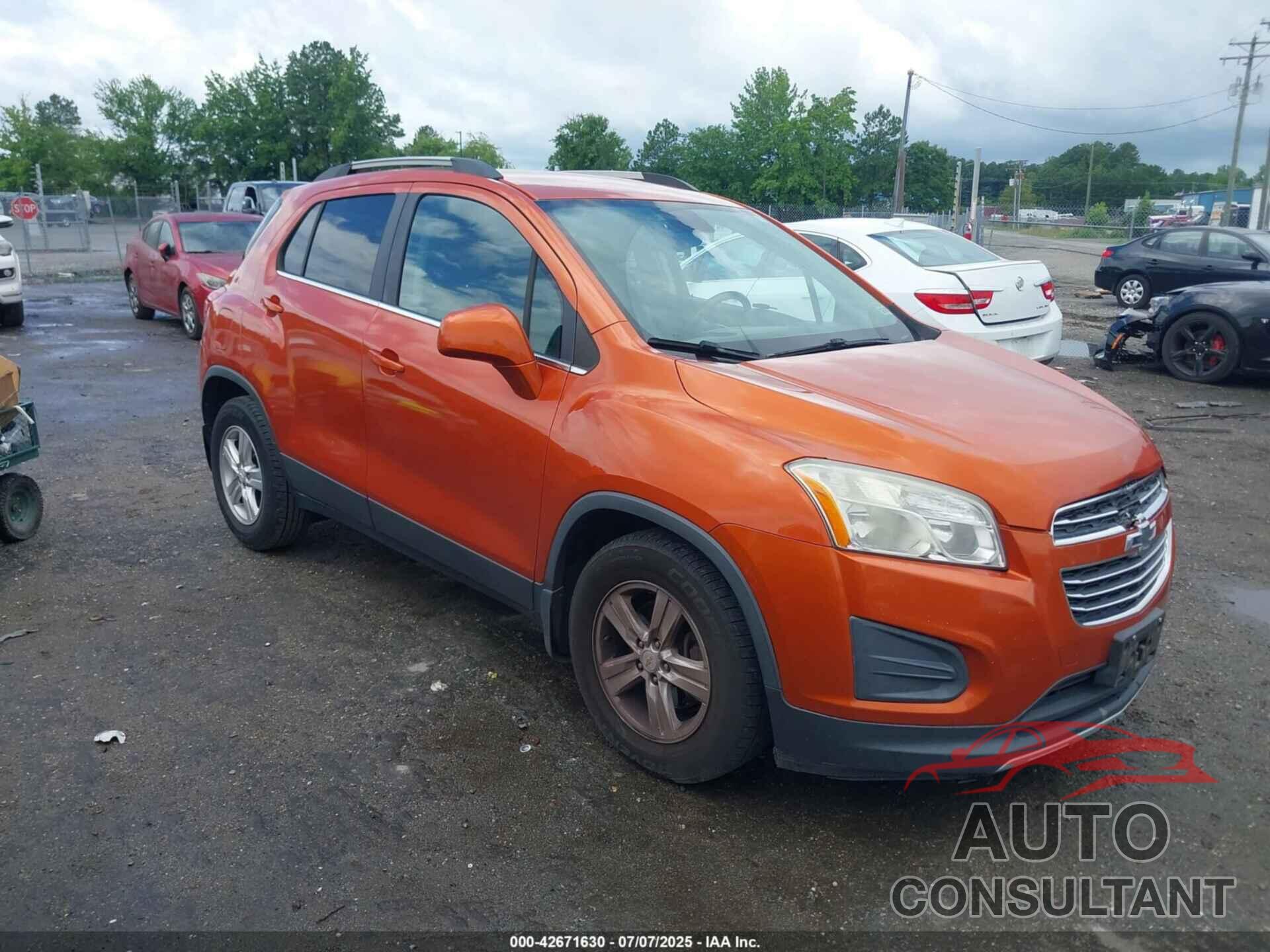 CHEVROLET TRAX 2015 - KL7CJLSB2FB061807