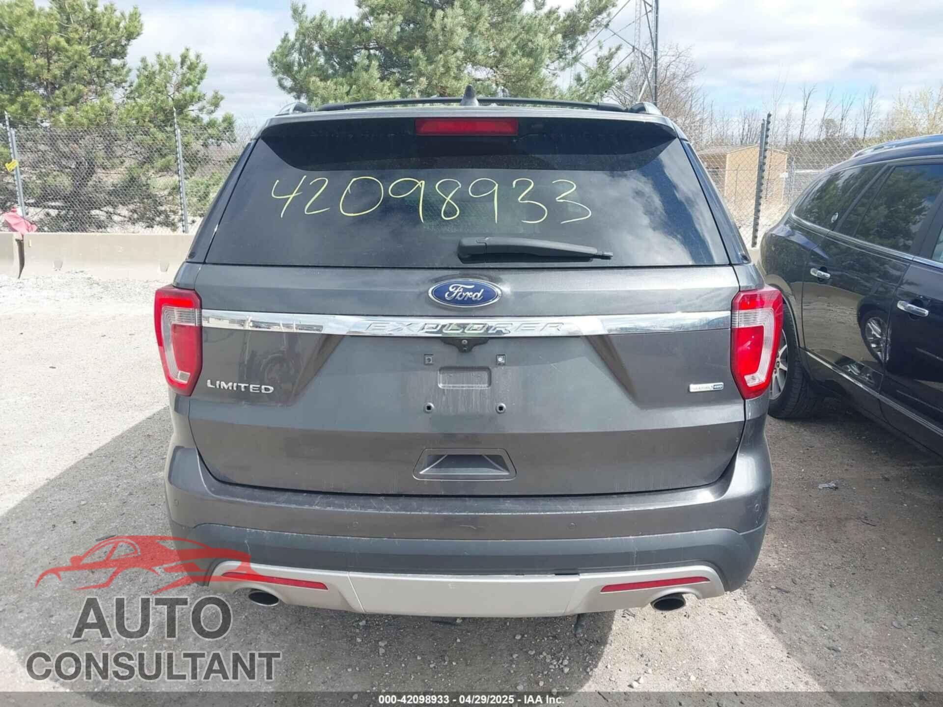 FORD EXPLORER 2016 - 1FM5K8F89GGA06436