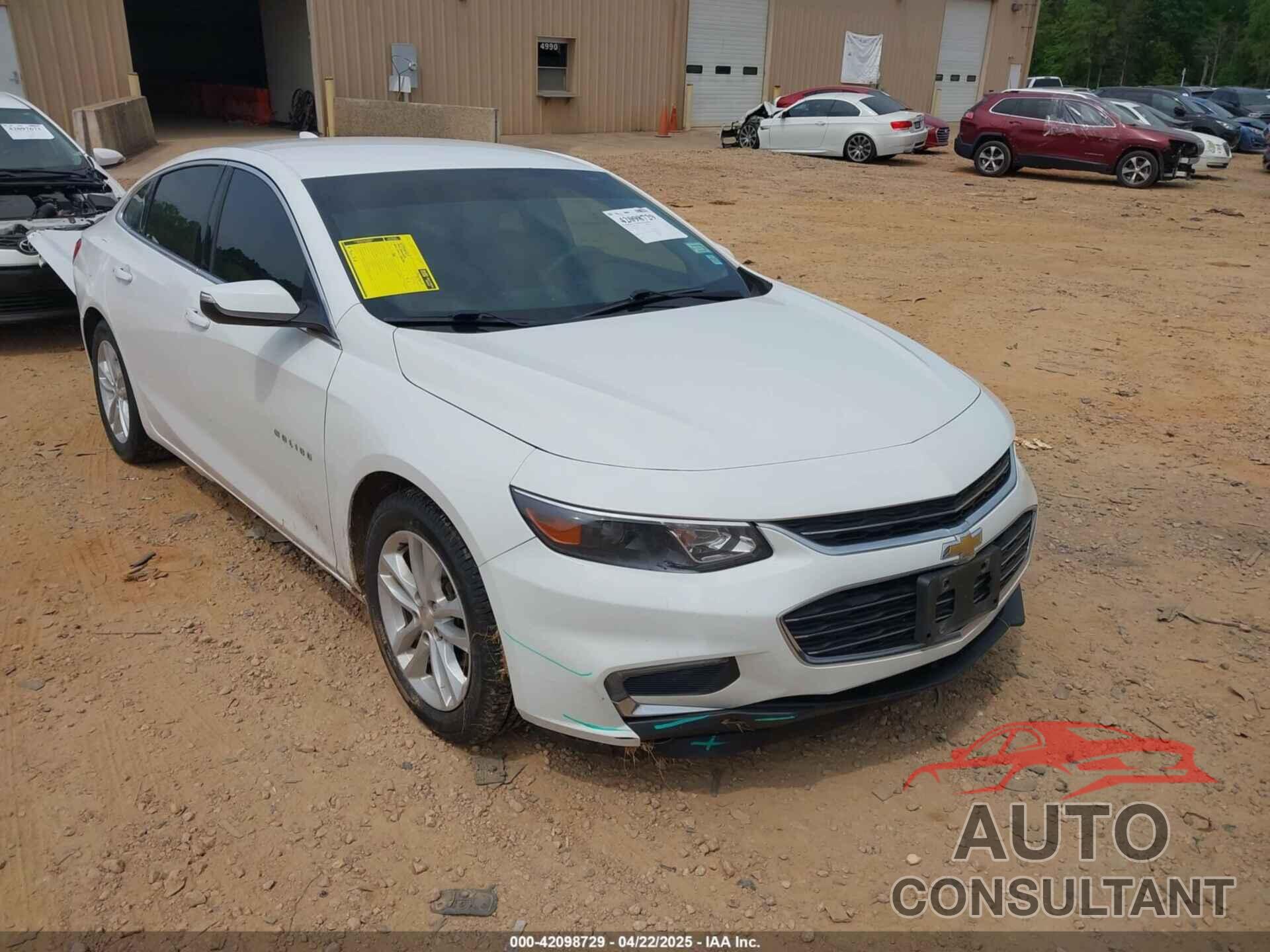 CHEVROLET MALIBU 2016 - 1G1ZE5ST8GF277511