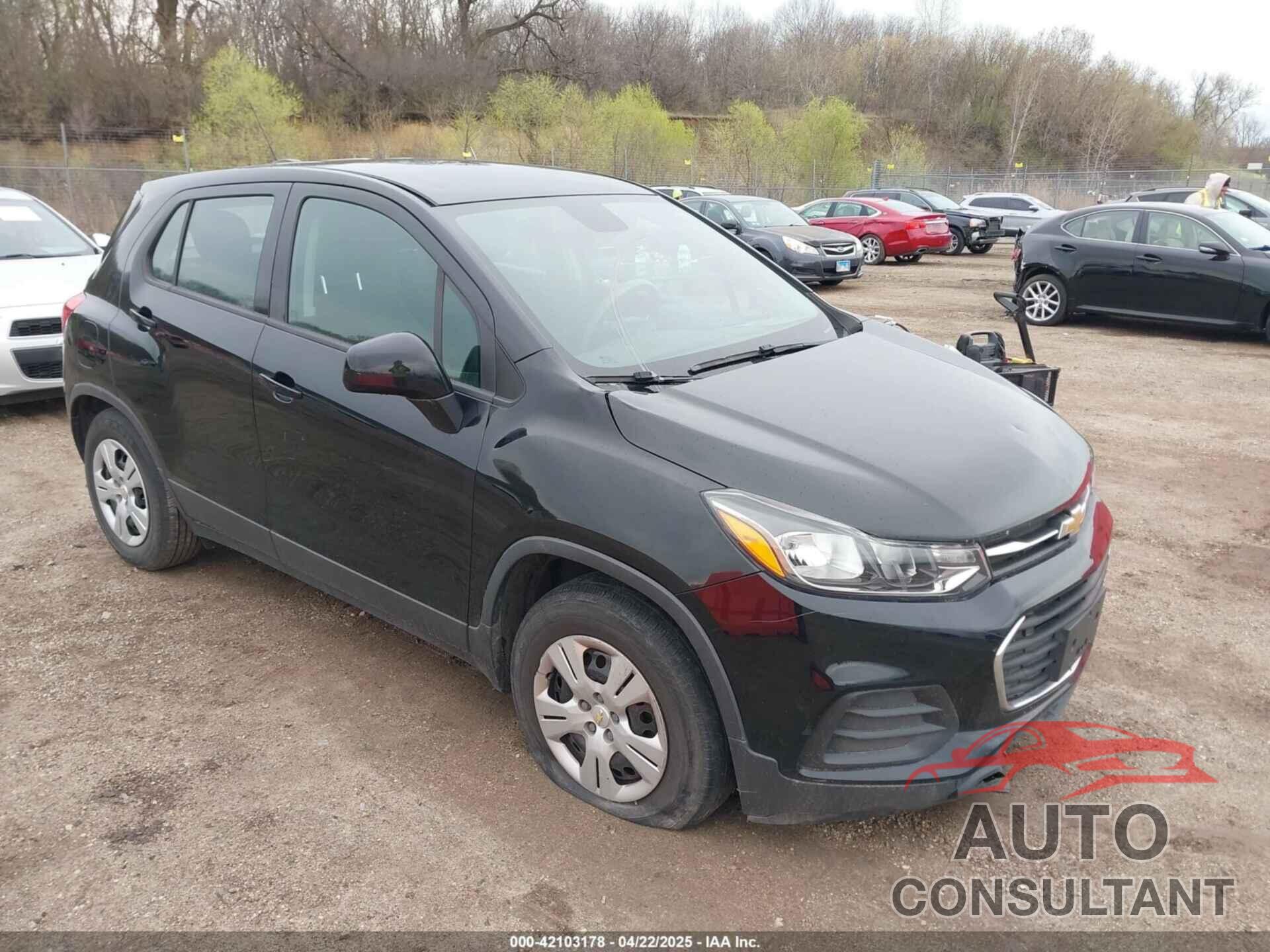 CHEVROLET TRAX 2017 - 3GNCJKSB6HL284874