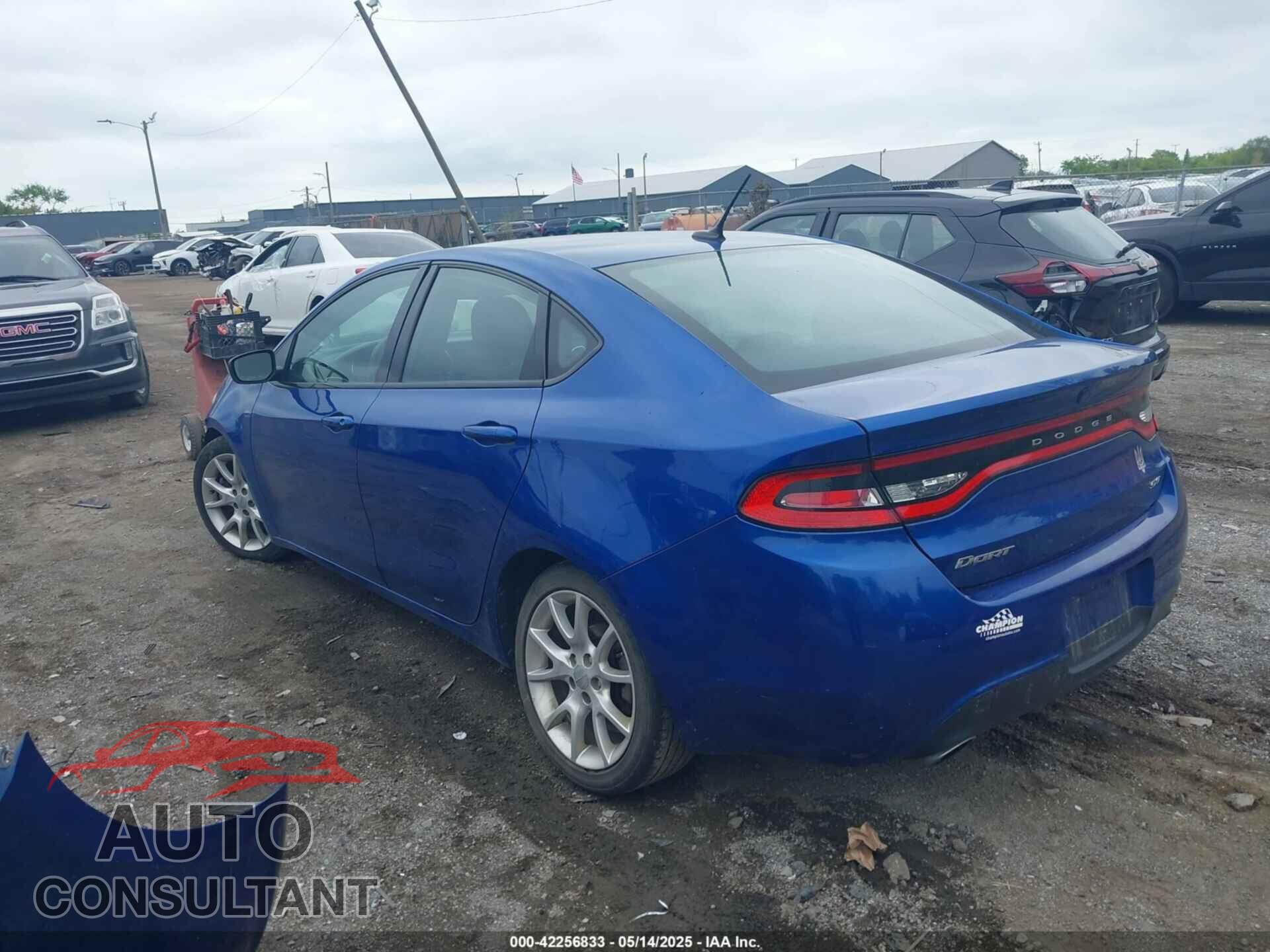 DODGE DART 2013 - 1C3CDFBA2DD292912