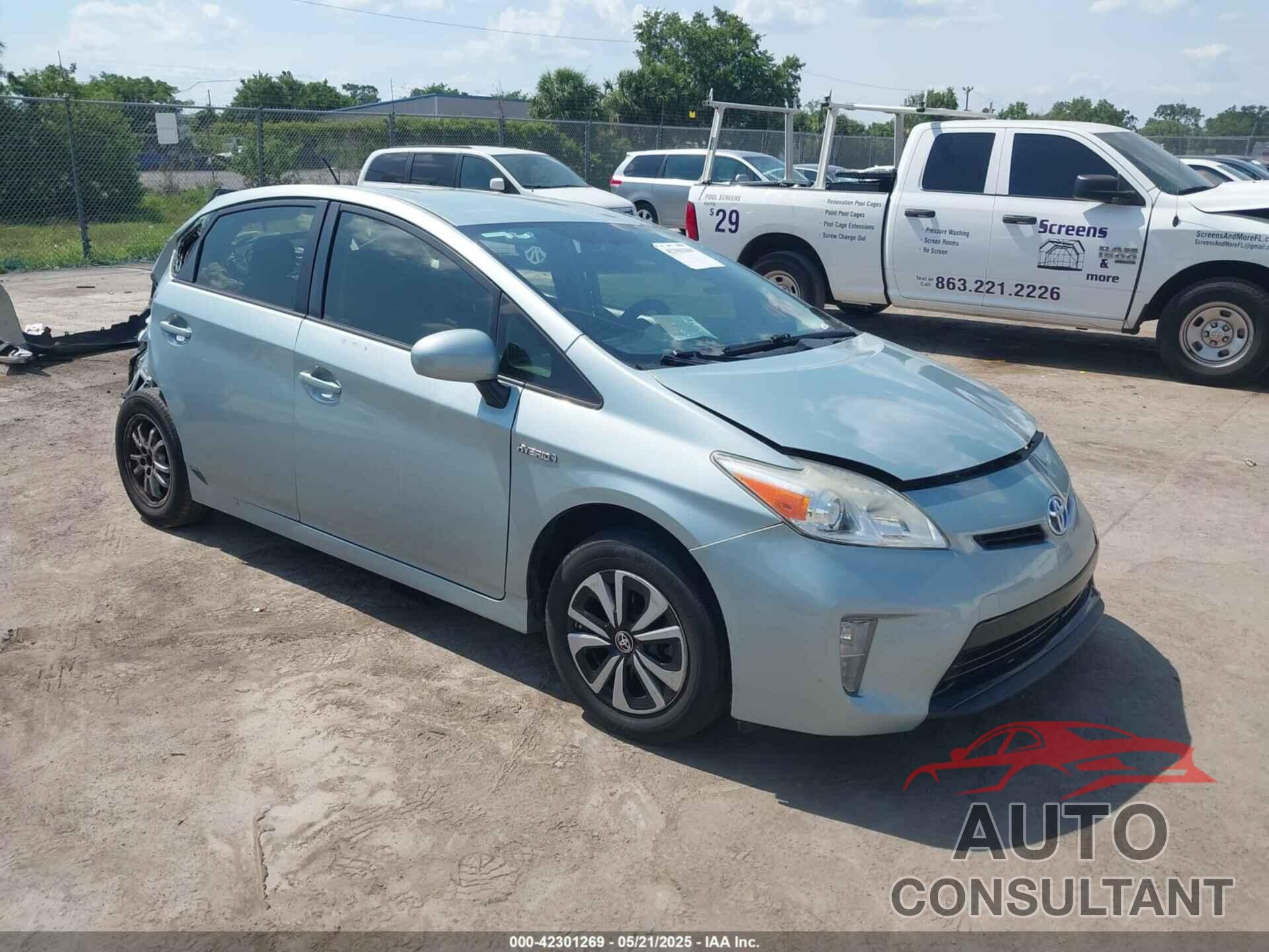 TOYOTA PRIUS 2013 - JTDKN3DU3D1647663