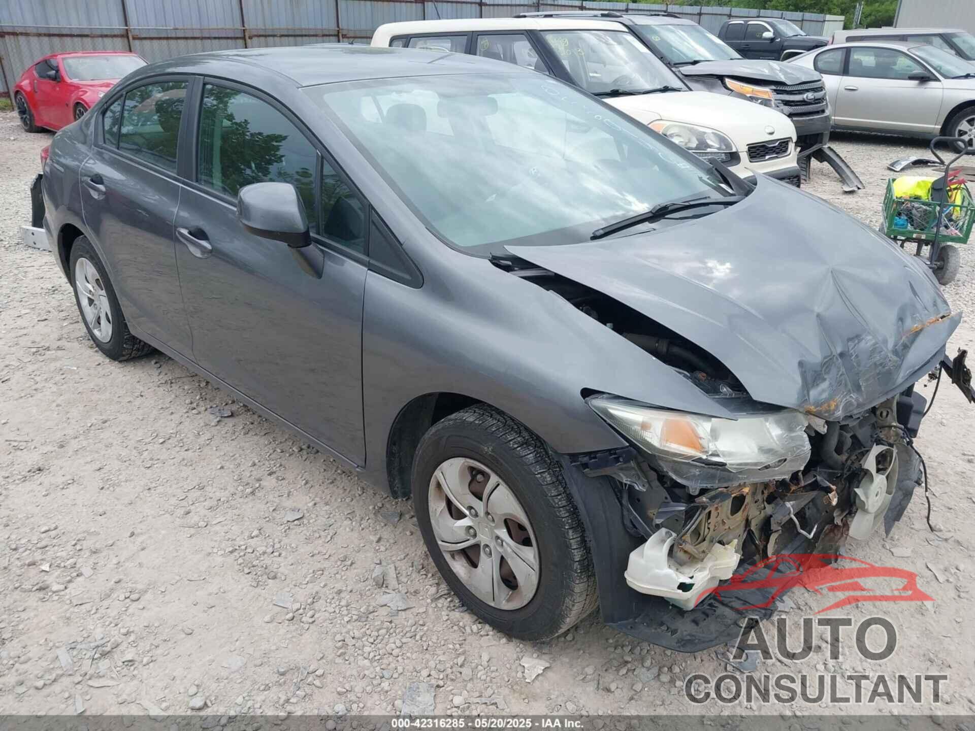 HONDA CIVIC 2013 - 19XFB2F5XDE052946