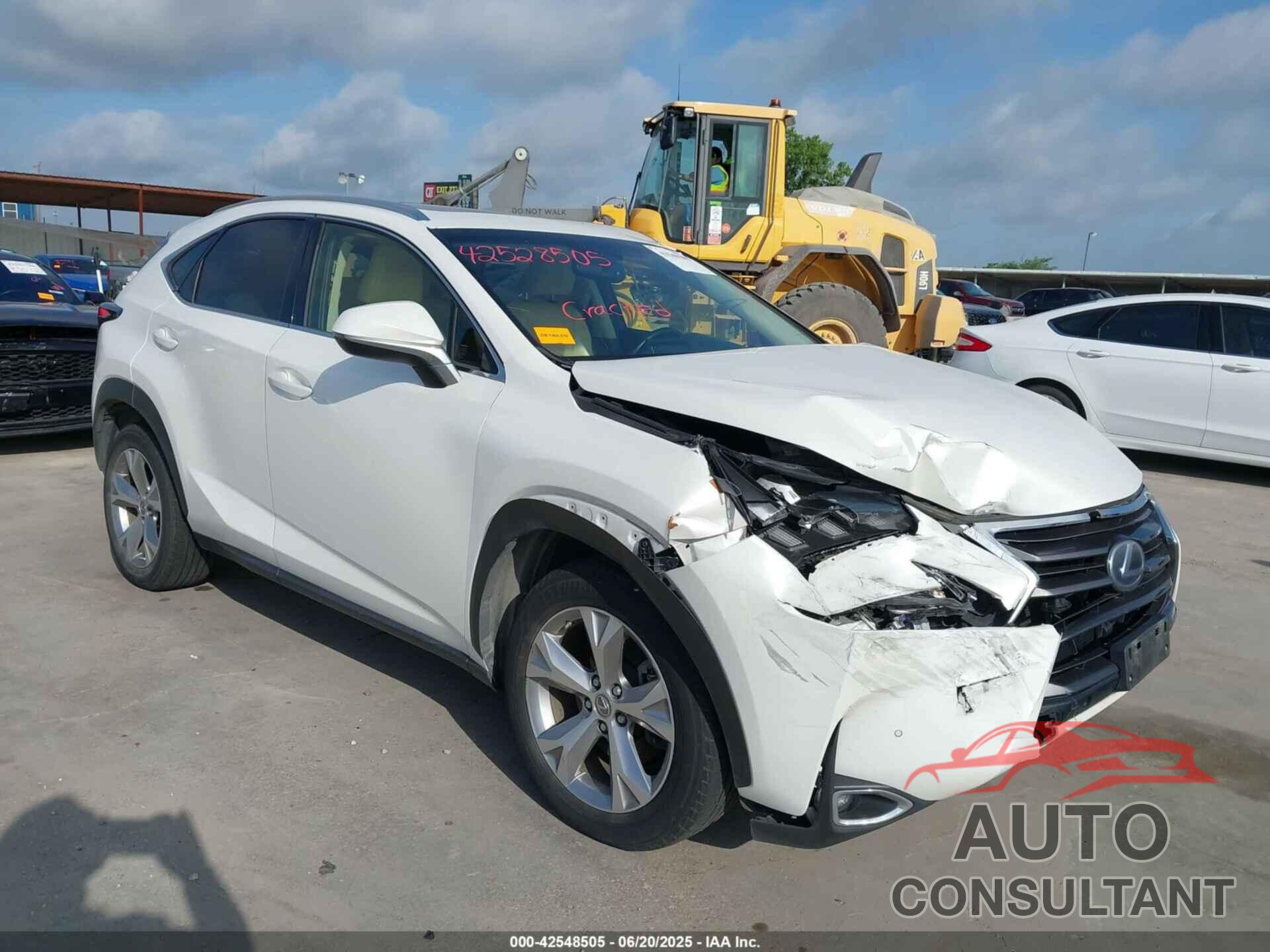 LEXUS NX 300H 2017 - JTJBJRBZ8H2063205