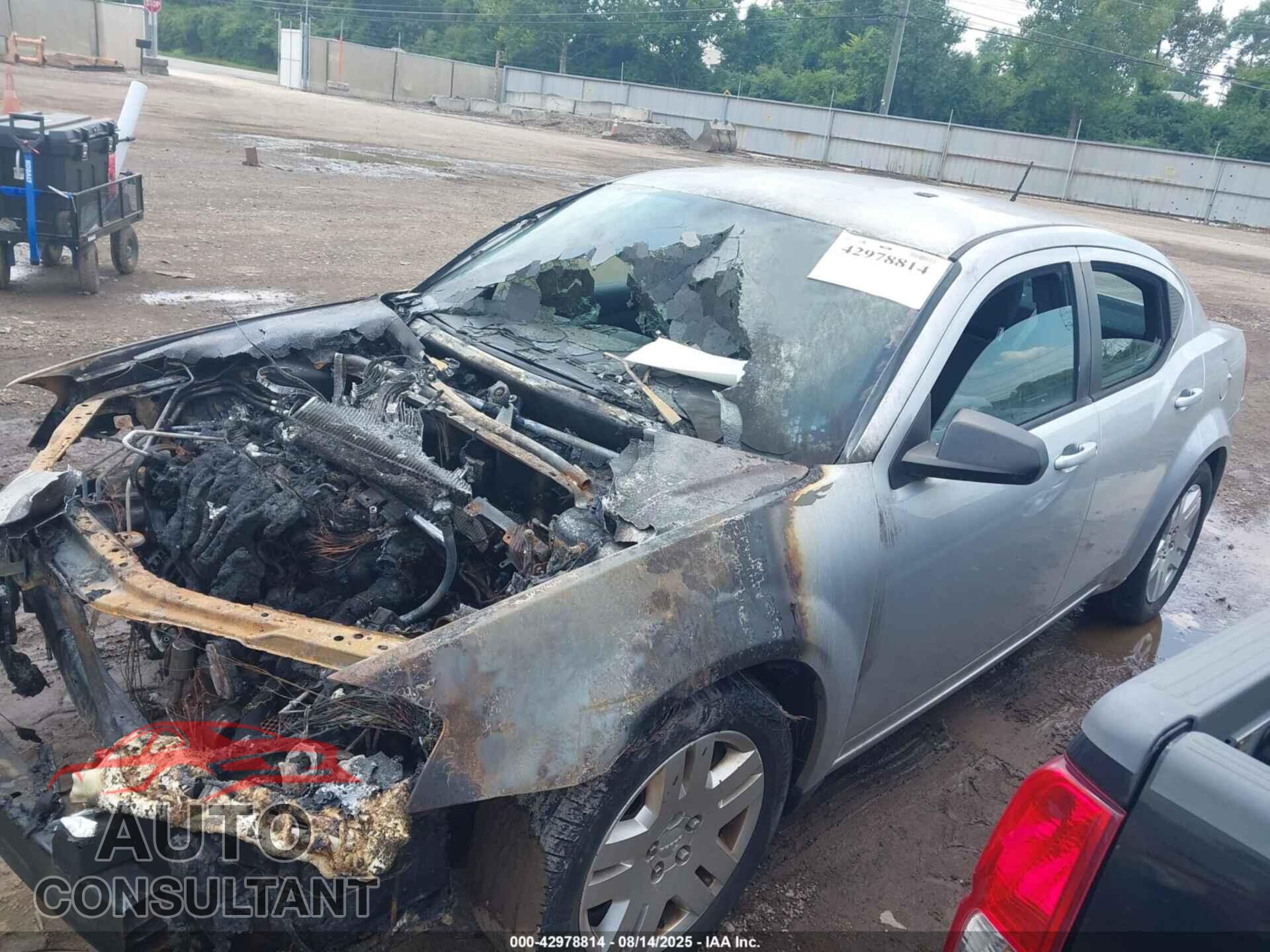 DODGE AVENGER 2012 - 1C3CDZABXCN217895