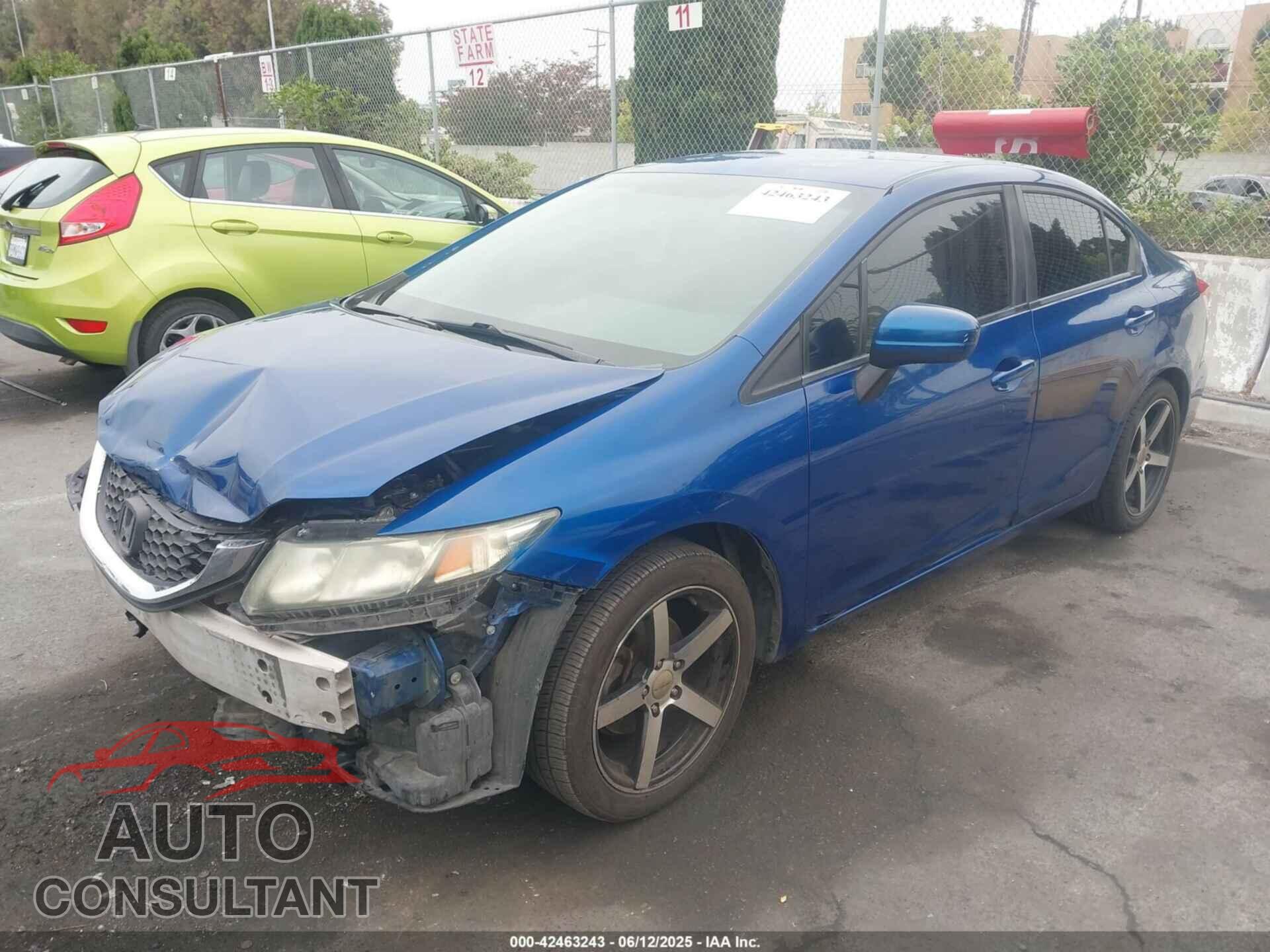 HONDA CIVIC 2014 - 19XFB2F57EE266956