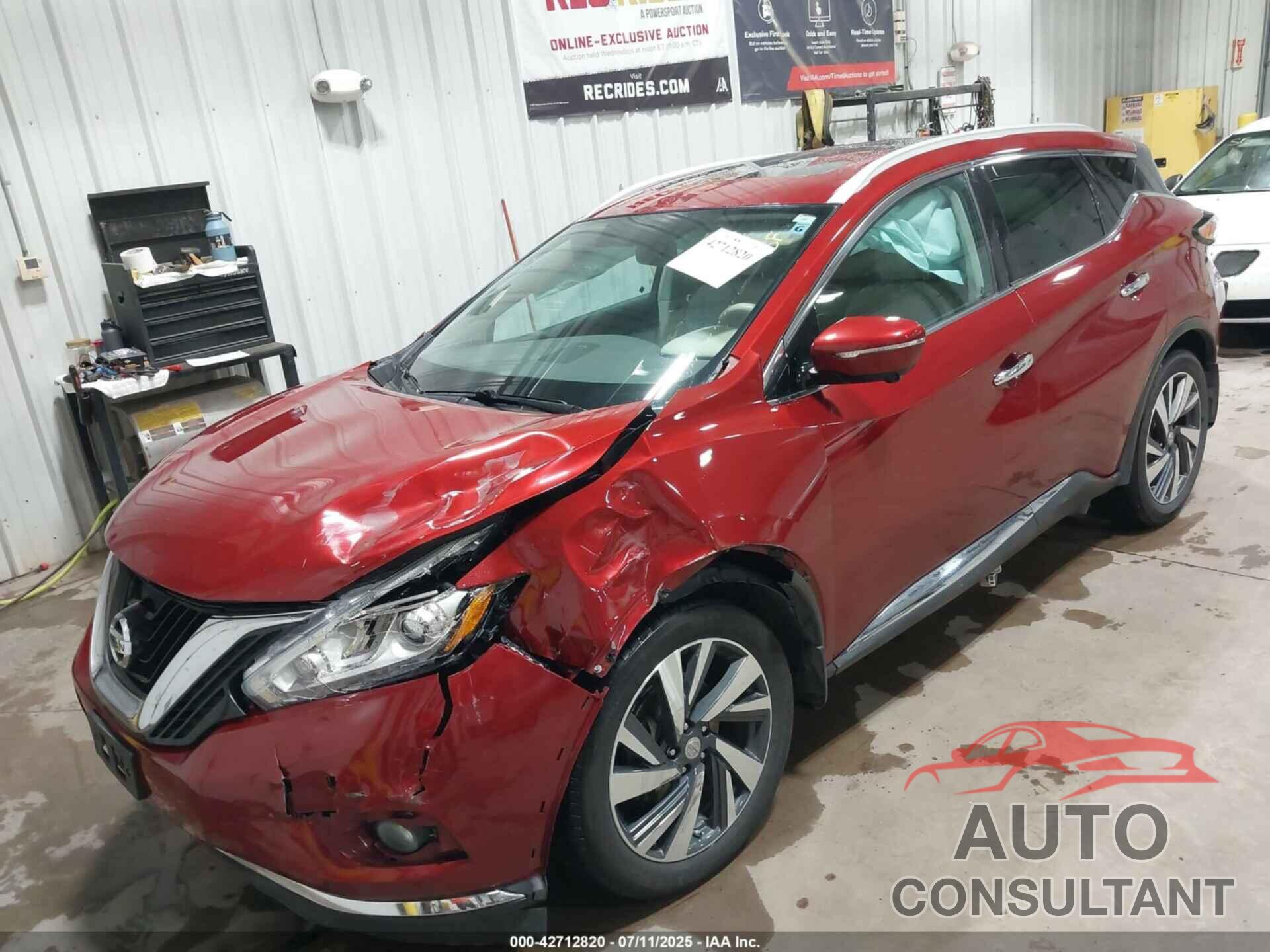 NISSAN MURANO 2015 - 5N1AZ2MH5FN235622