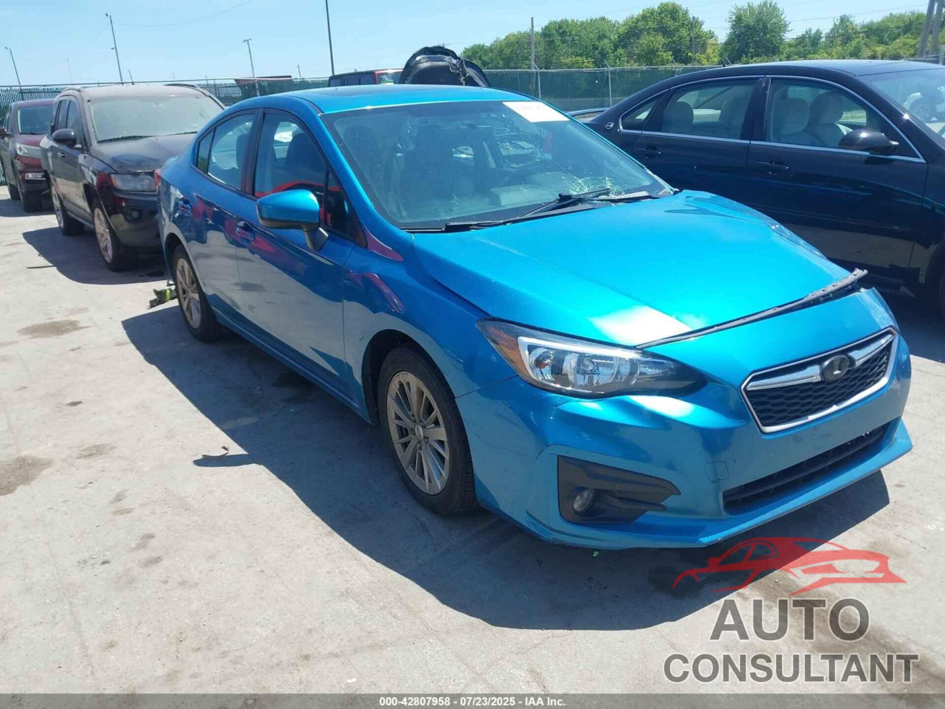 SUBARU IMPREZA 2018 - 4S3GKAD61J3608185