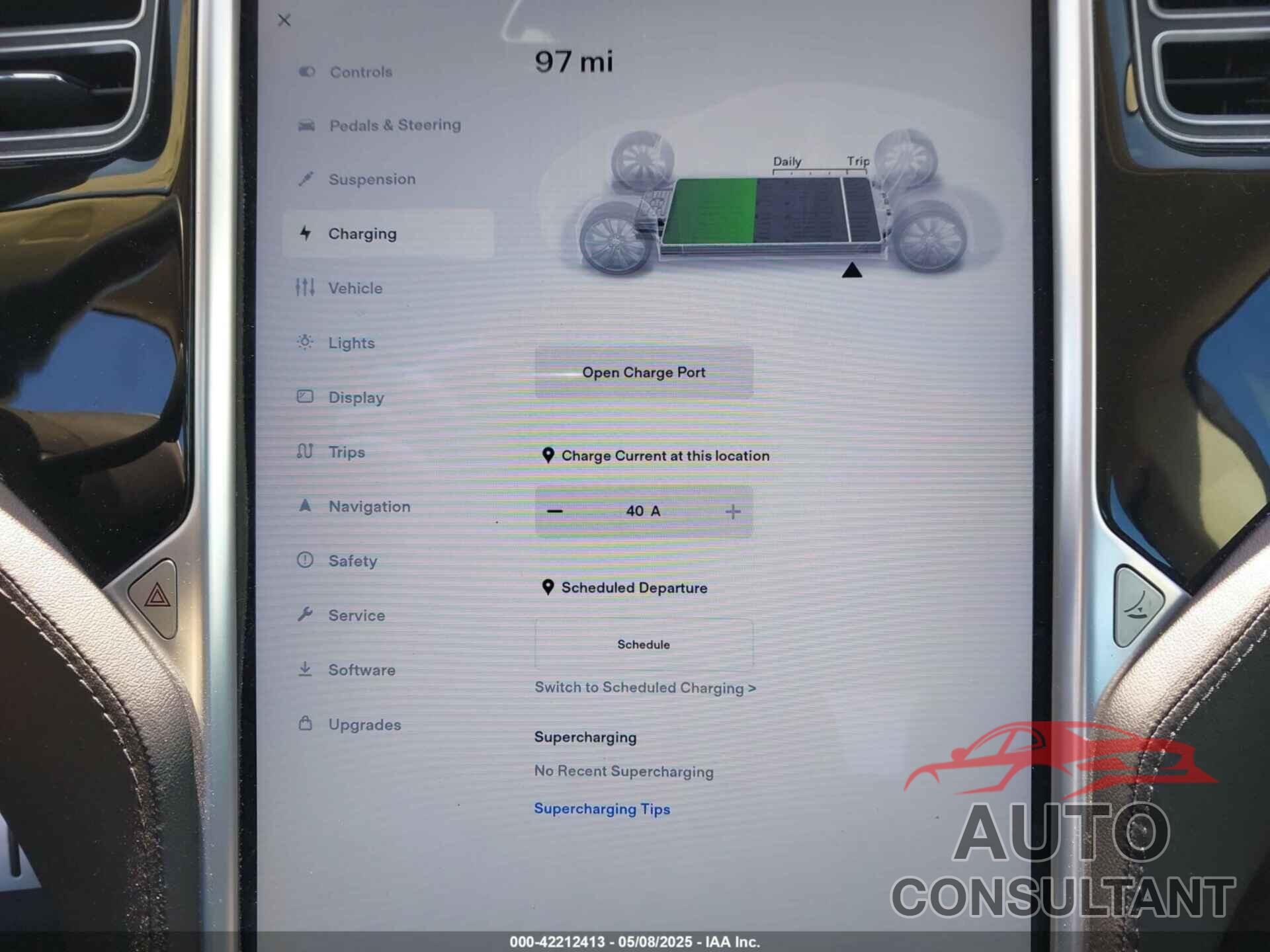 TESLA MODEL S 2013 - 5YJSA1CG0DFP17932