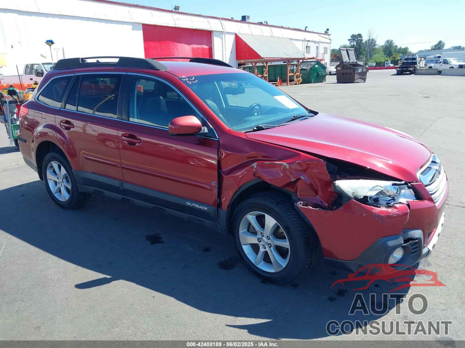 SUBARU OUTBACK 2014 - 4S4BRDKC0E2204625