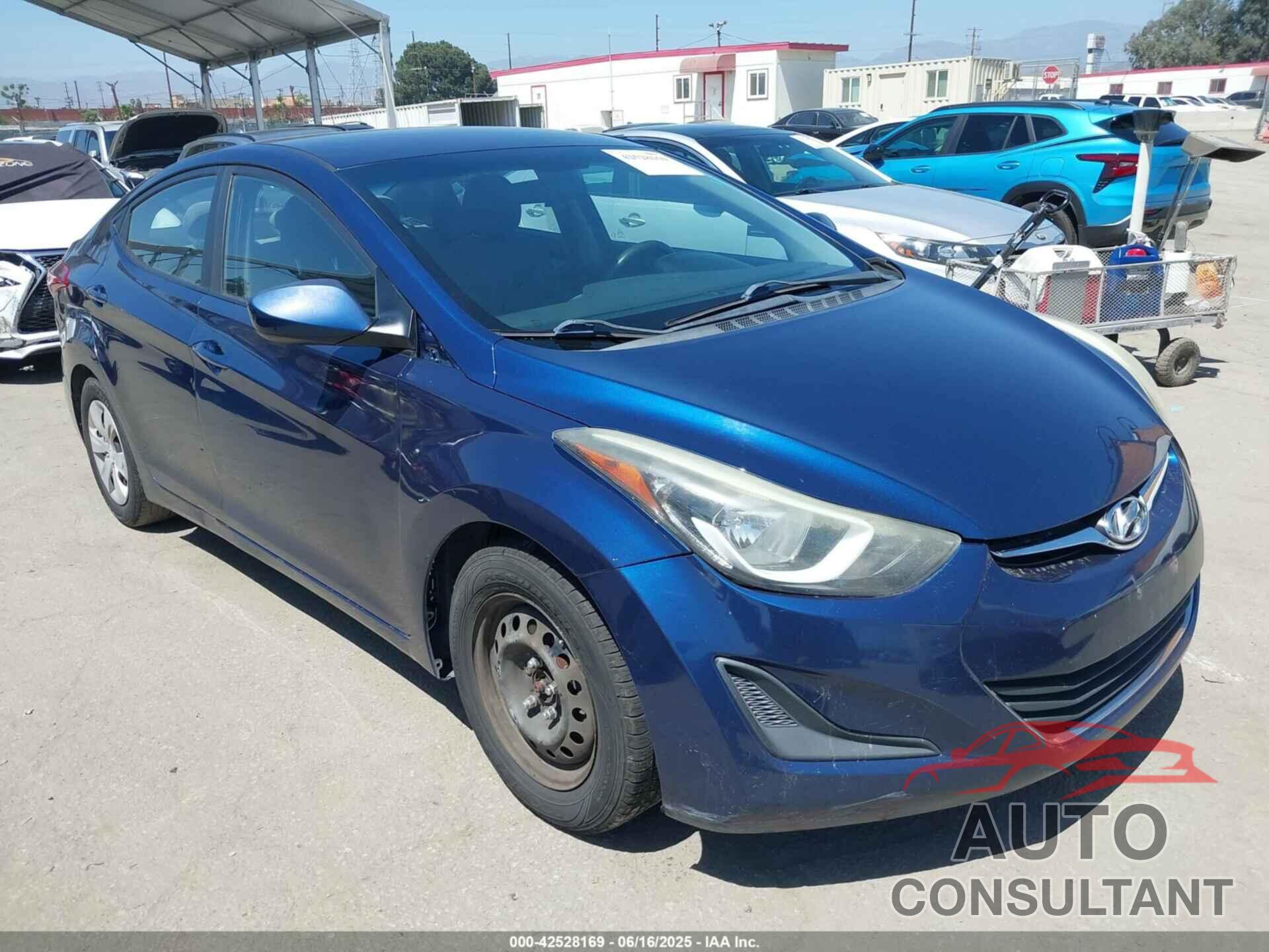 HYUNDAI ELANTRA 2016 - 5NPDH4AE5GH776844