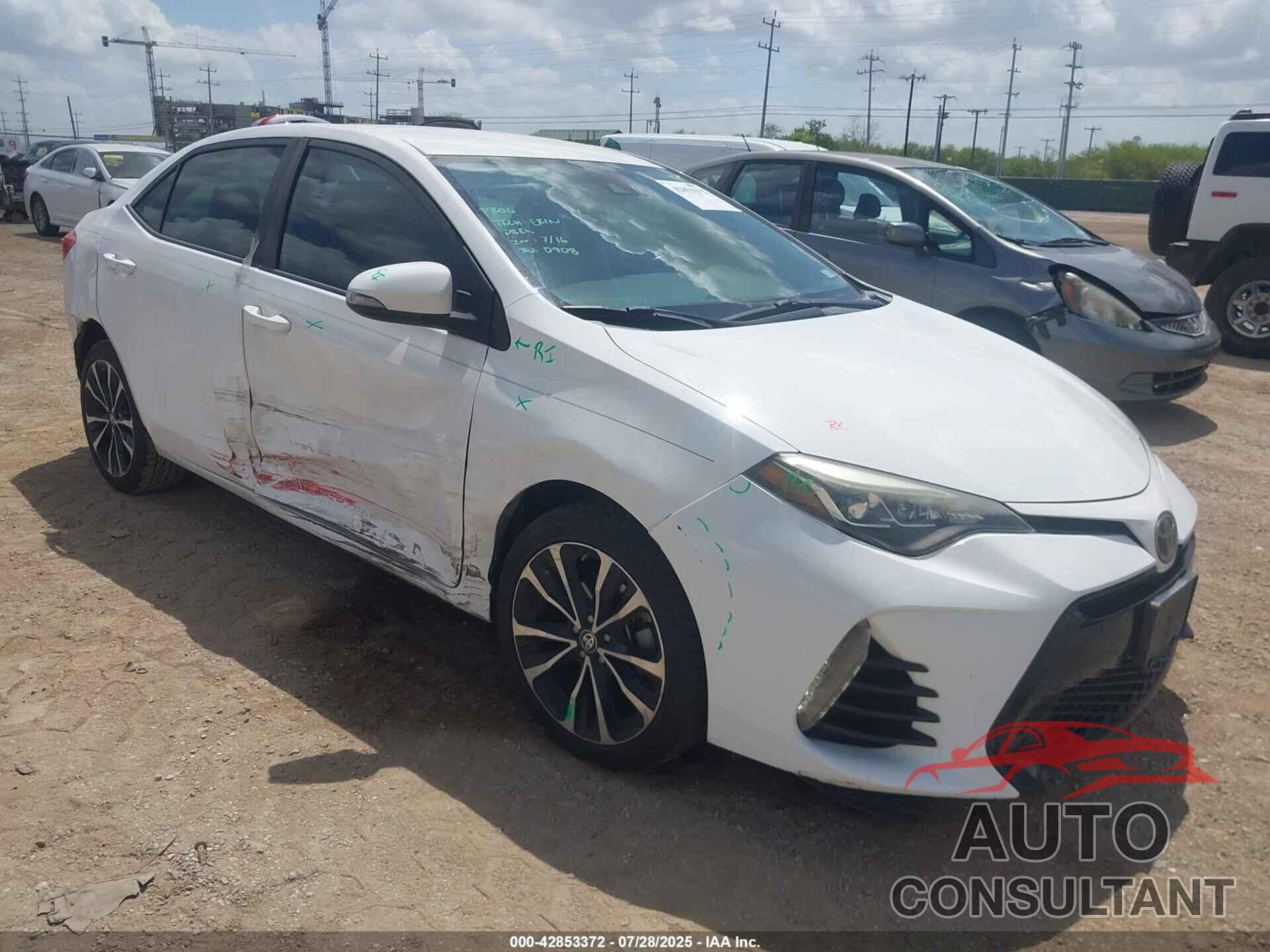 TOYOTA COROLLA 2017 - 5YFBURHE9HP609347